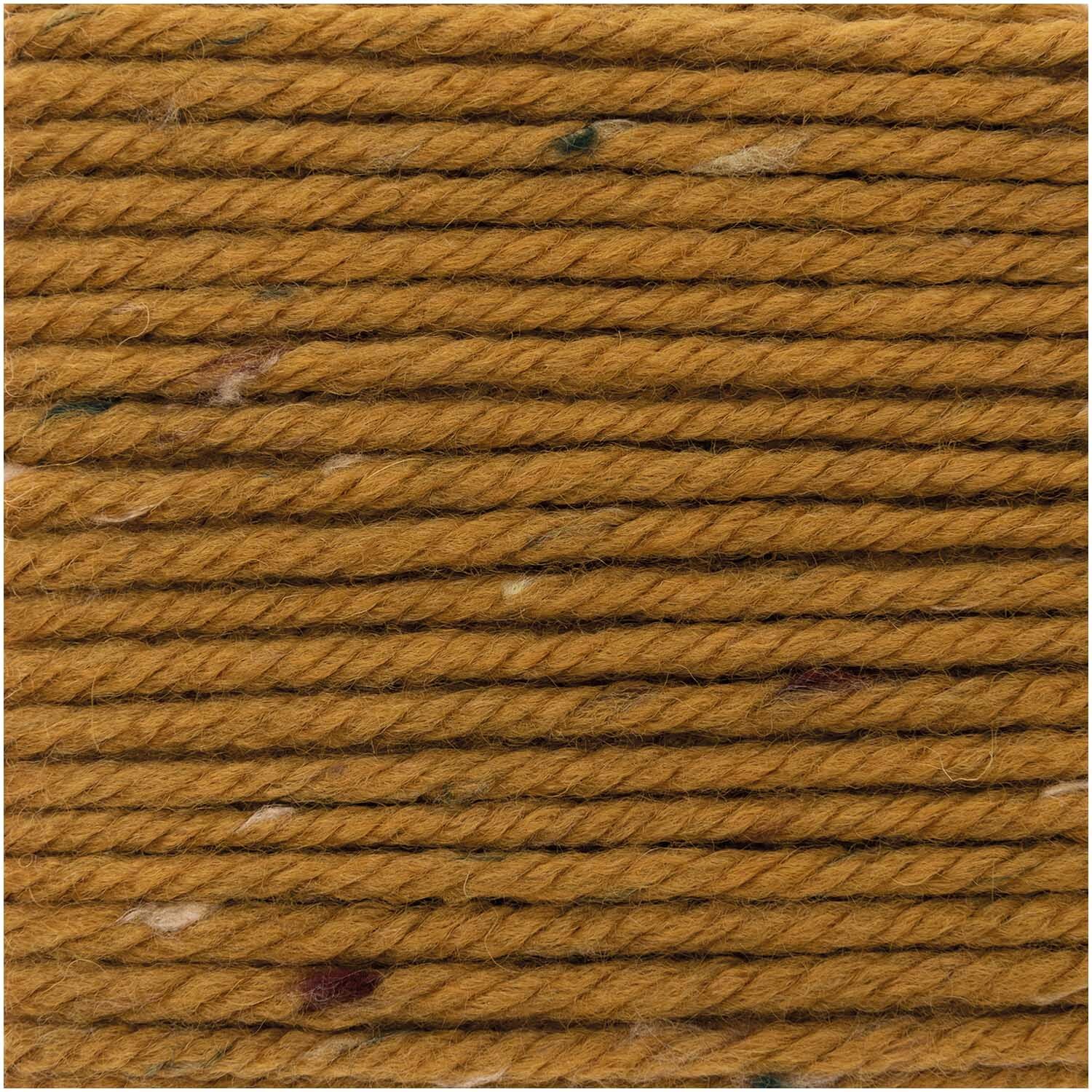Essentials Mega Wool Tweed chunky 100g 125m Farbe Senf von Rico Design