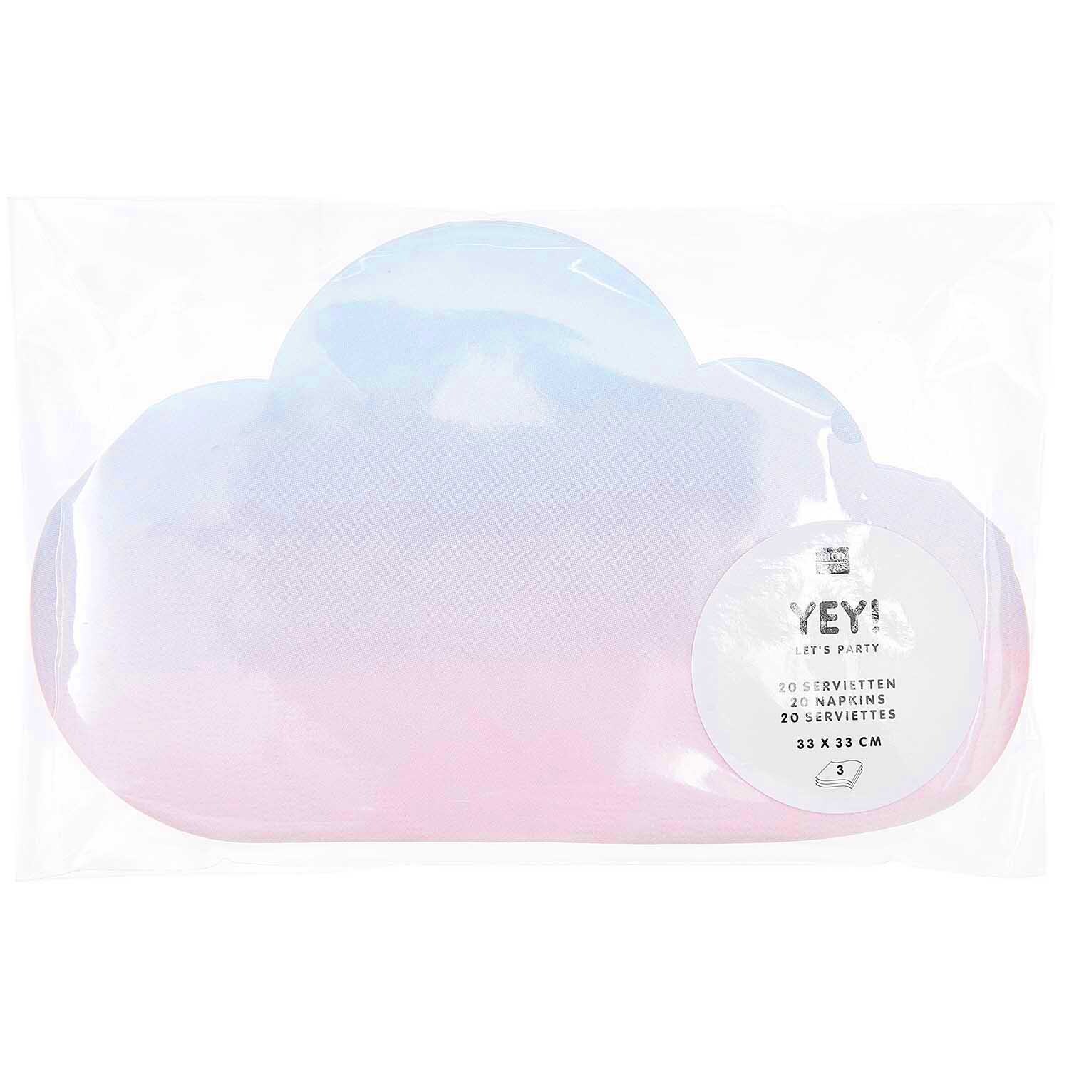 Servietten Wolke 19x11,5cm 20 Stück von Rico Design