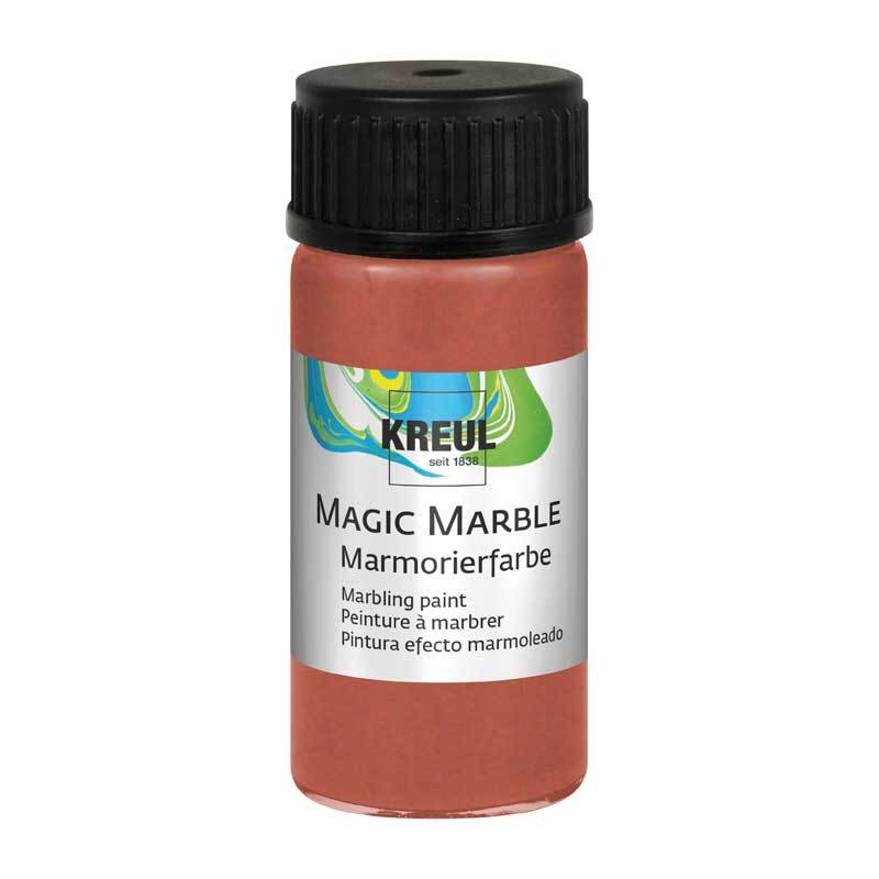 Magic Marble Marmorierfarbe 20ml in Kupfer von KREUL, ideal für kreative Marmorierprojekte.