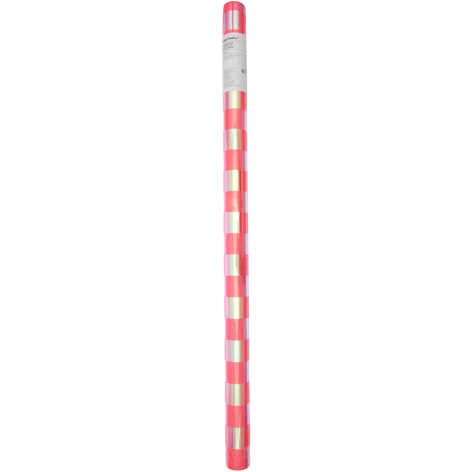 Paper Poetry Geschenkfolie Schachbrett Pink  200x70cm 80g/m² von Rico Design