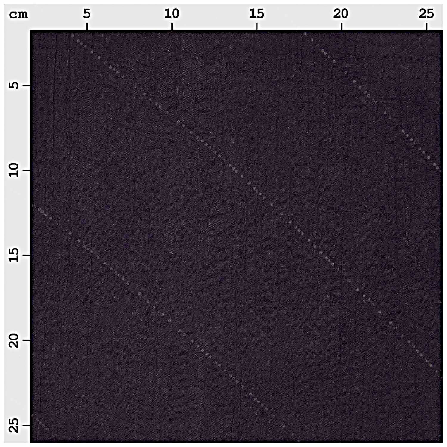Stoffabschnitt Krinkelmusselin in Schwarz von Rico Design, 50x140cm, mit feiner Hot Foil Struktur.
