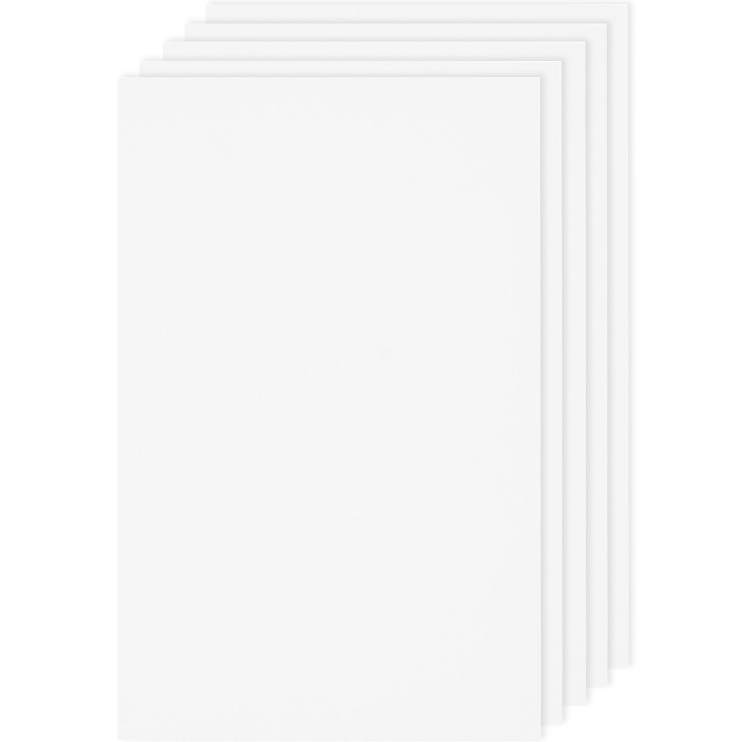 Paper Poetry Luxury Karten A4, 5 Stück, weiß. Ideal für kreative Projekte und Bastelarbeiten. Hochwertige Qualität von Rico Design.