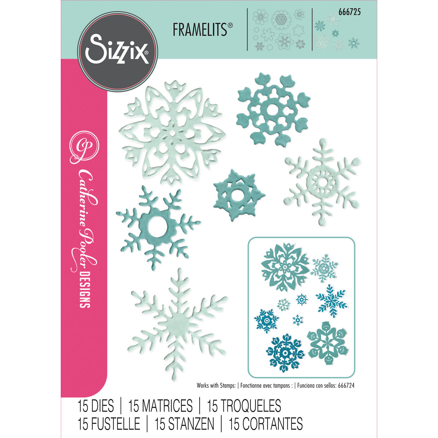 Framelits Die Set White Christmas #2 15PK von idee. Creativmarkt