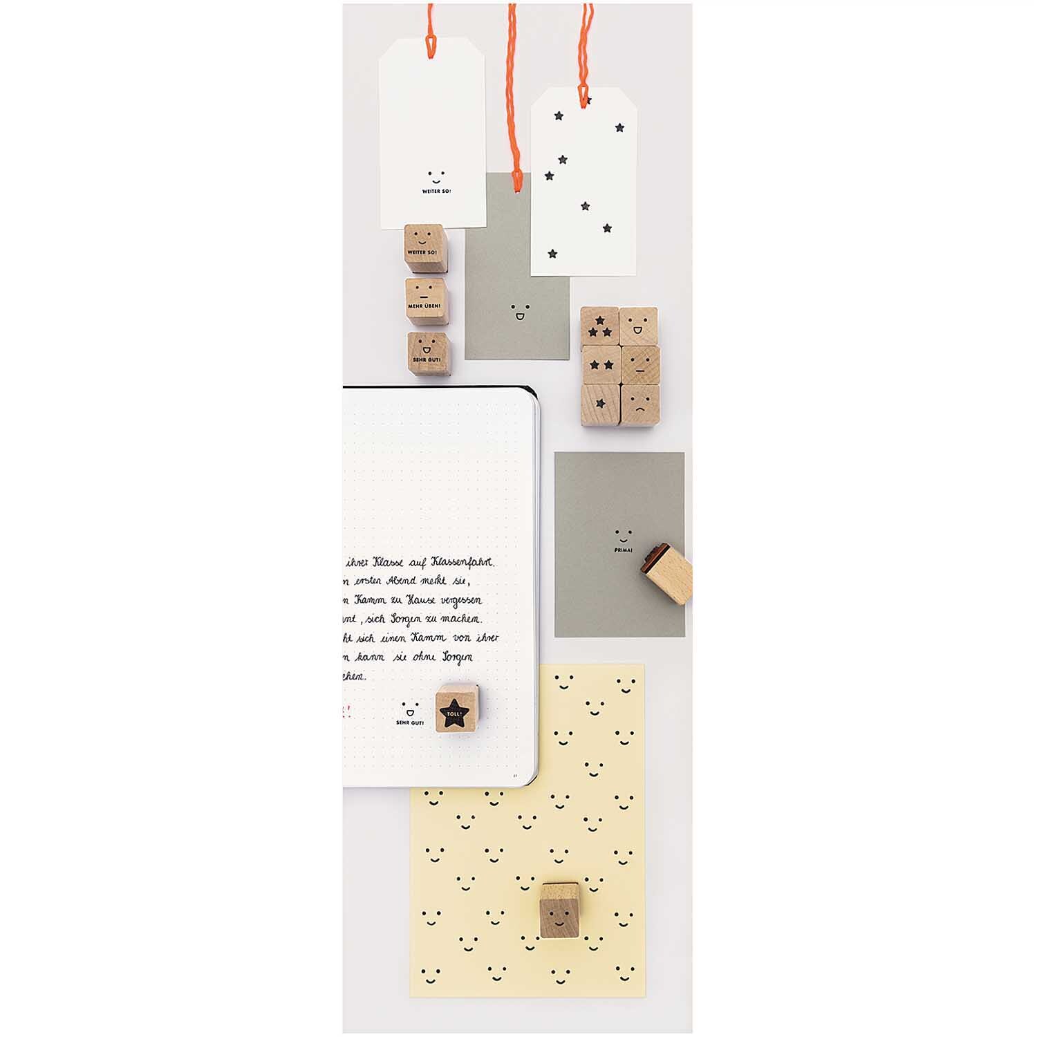 Paper Poetry Stempelset Lehrer 13-teilig von Rico Design