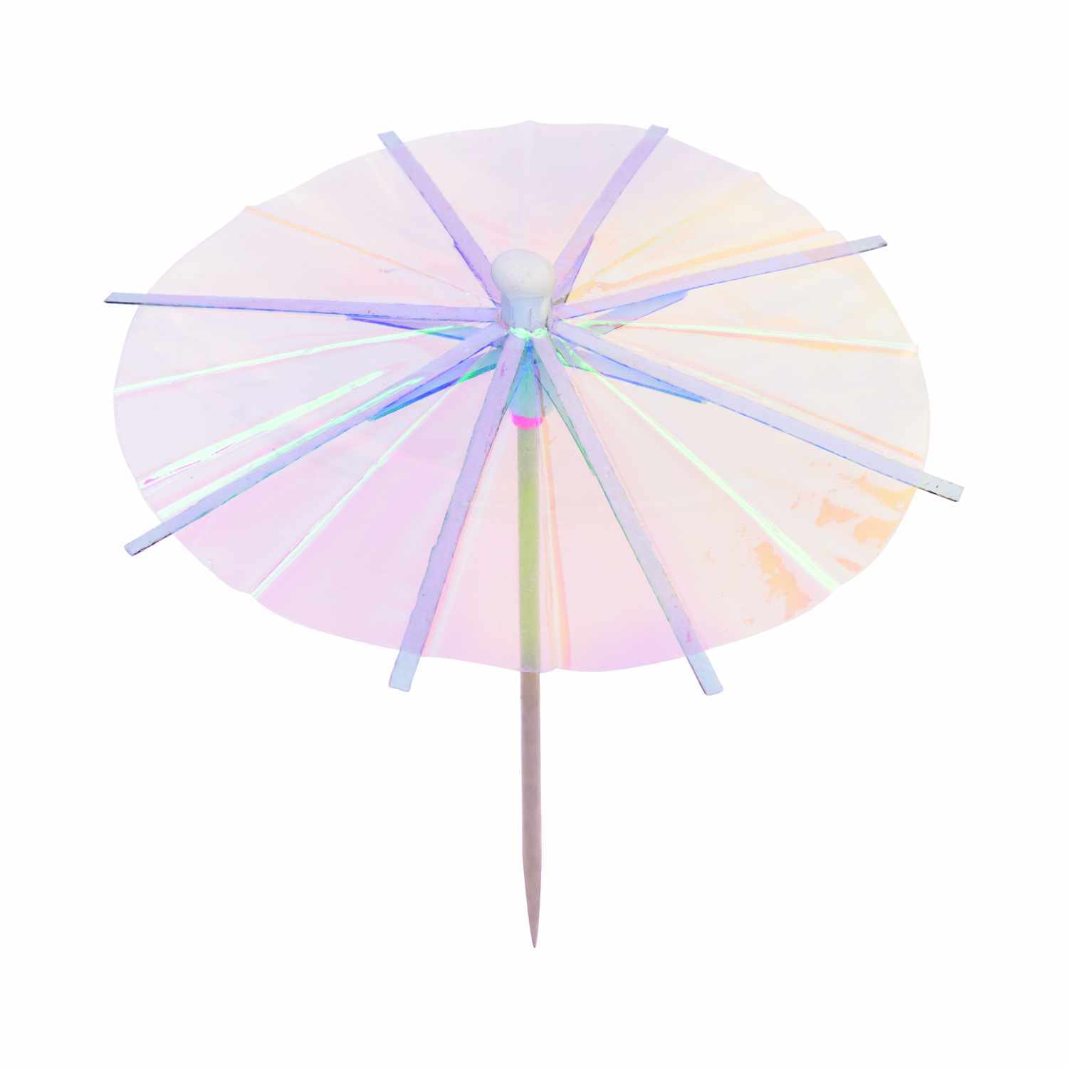 Picker Schirmchen irisierend 8,3cm 12 Stück von Rico Design