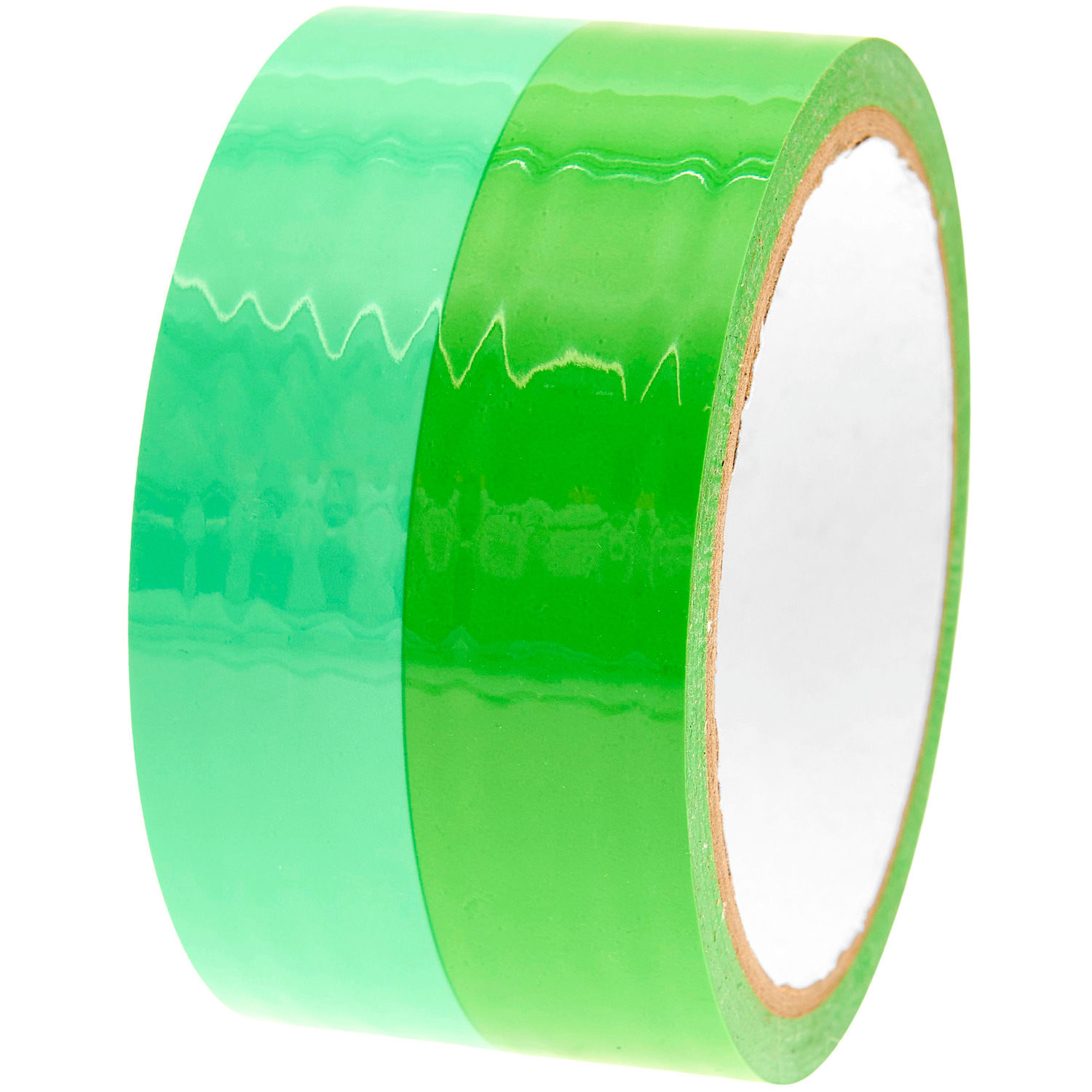 Paper Poetry Paketklebeband in Türkis und Neongrün von Rico Design, 5cm breit, 32m lang, ideal für kreative Verpackungen.