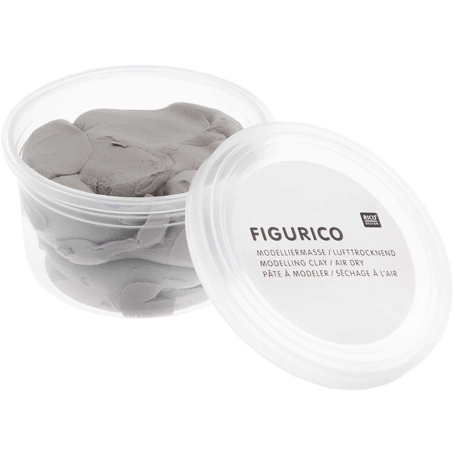 Figurico Modelliermasse 28g in einem transparenten Behälter, ideal für kreative Projekte.