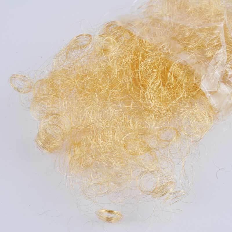 Engelshaar gold 25g: Feine, goldene Fäden von Preissler, ideal für festliche Dekorationen.