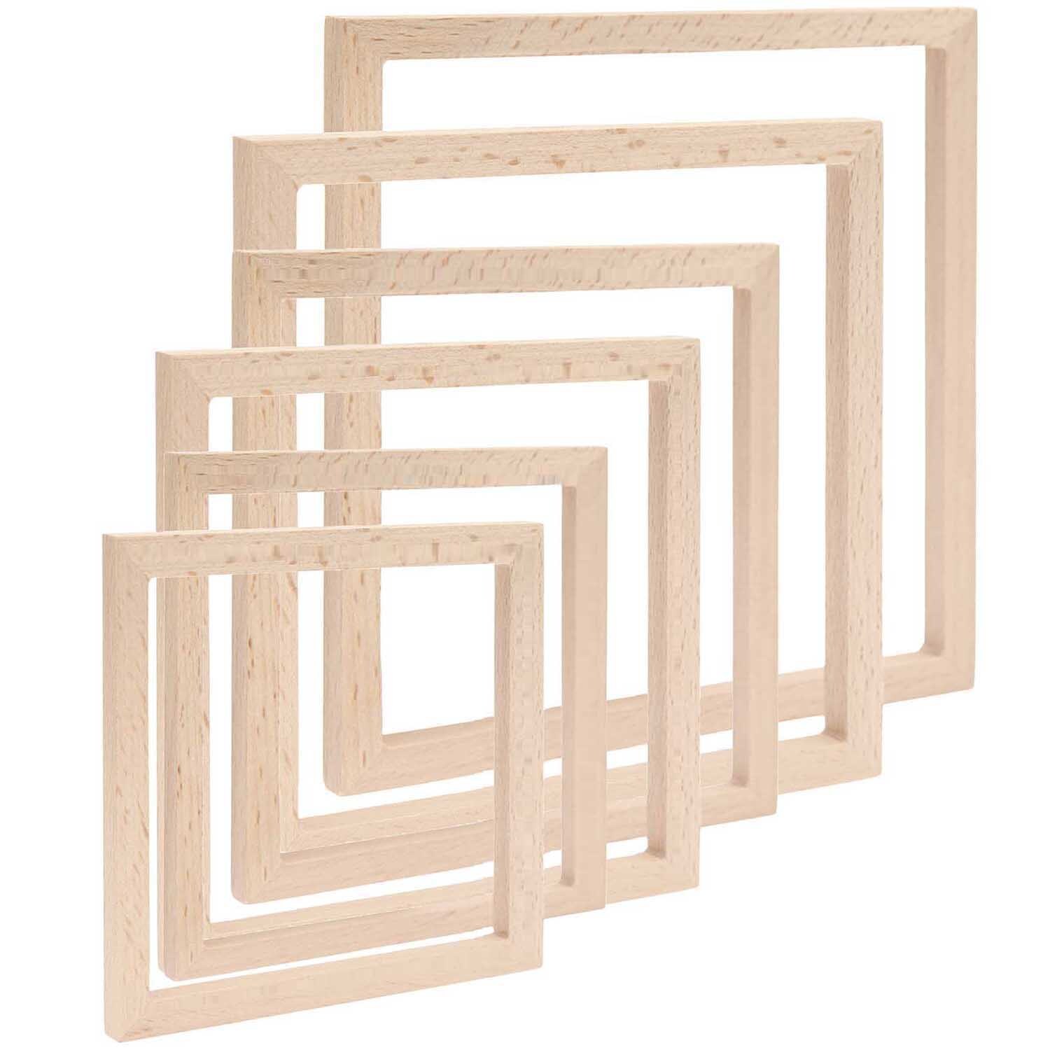 Dekorahmen quadratisch Set 6-teilig von Rico Design