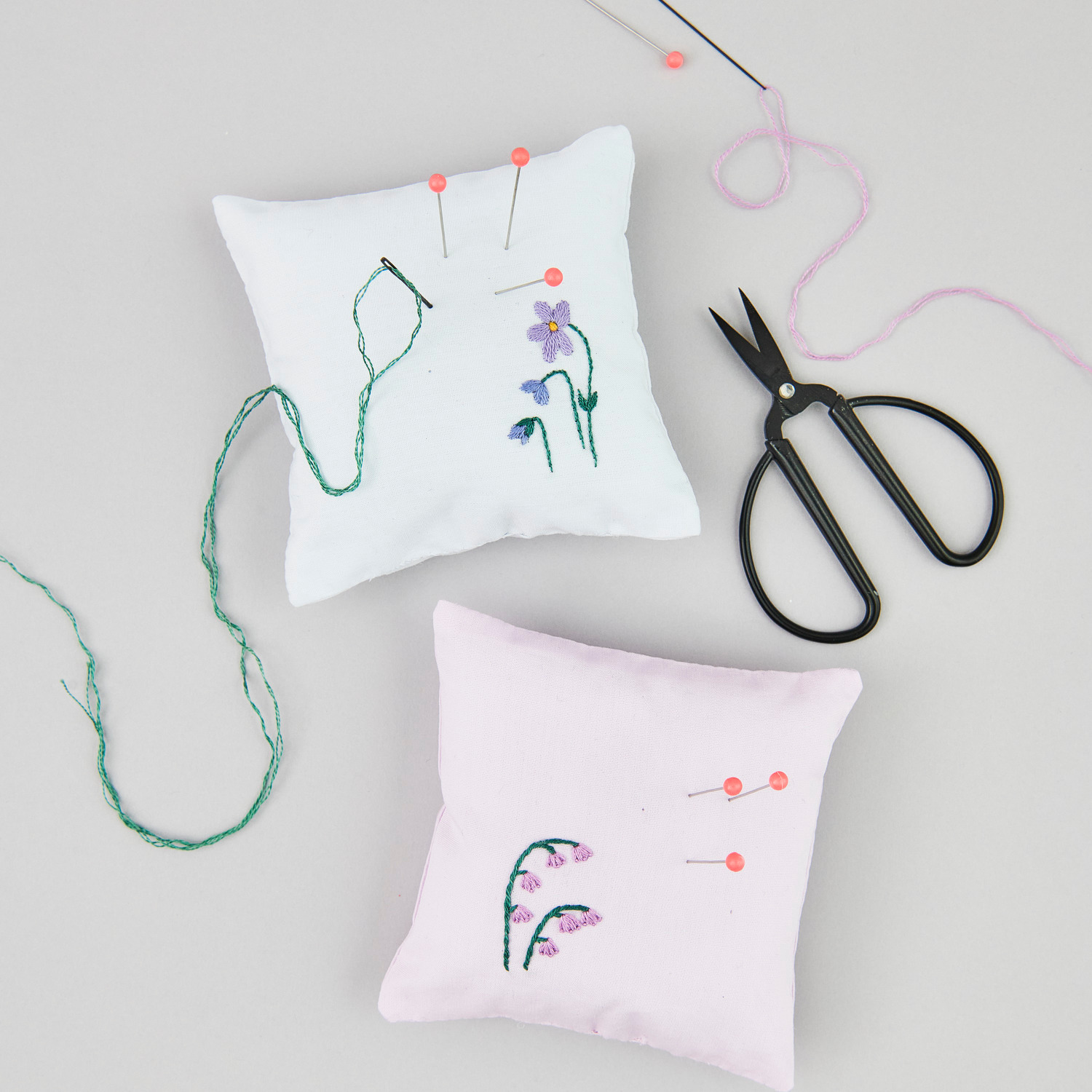 Stoffpaket zum Besticken Pastel Colours Mix 20x20cm 10 Stoffe von Rico Design