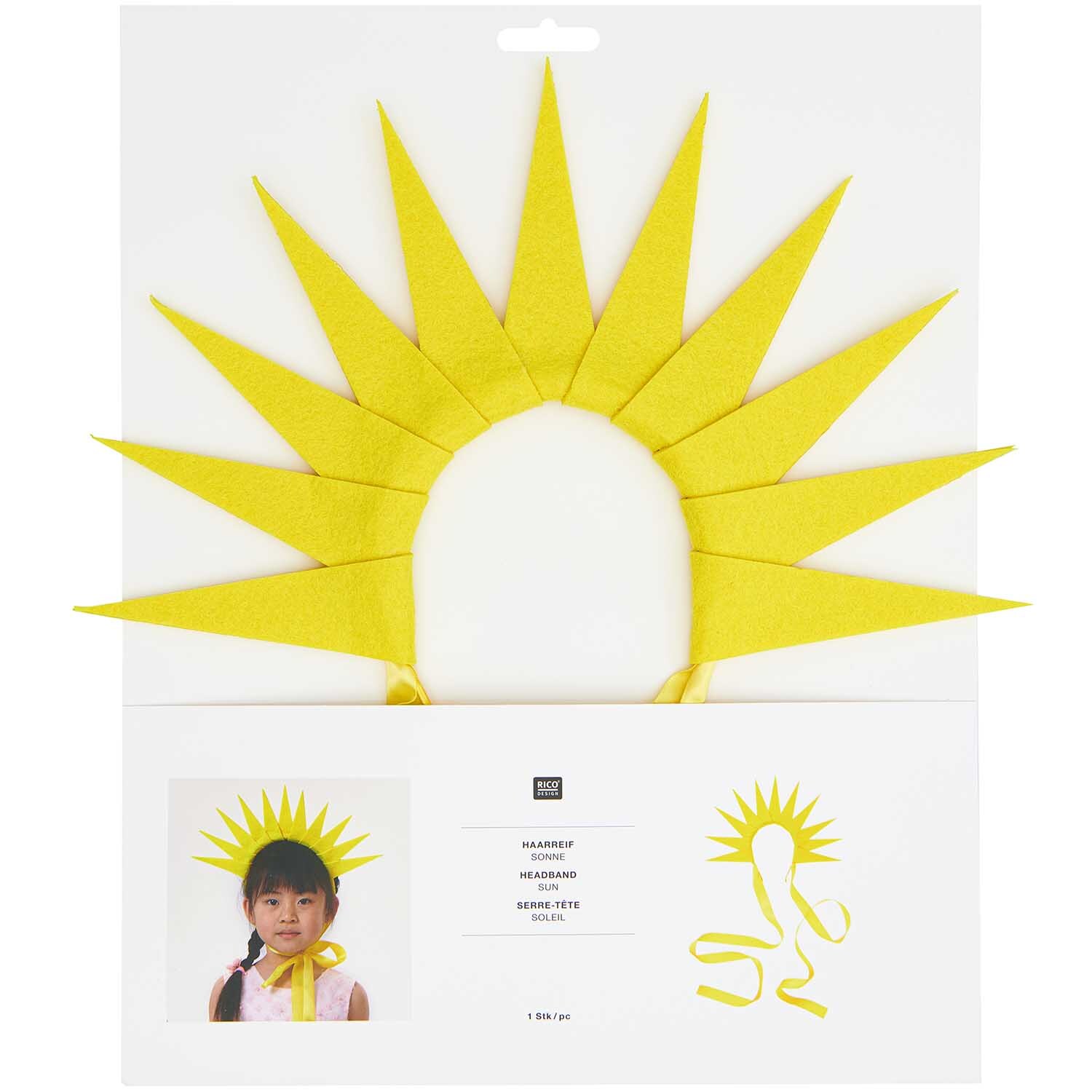 Haarreif Sonne 34x26cm von Rico Design