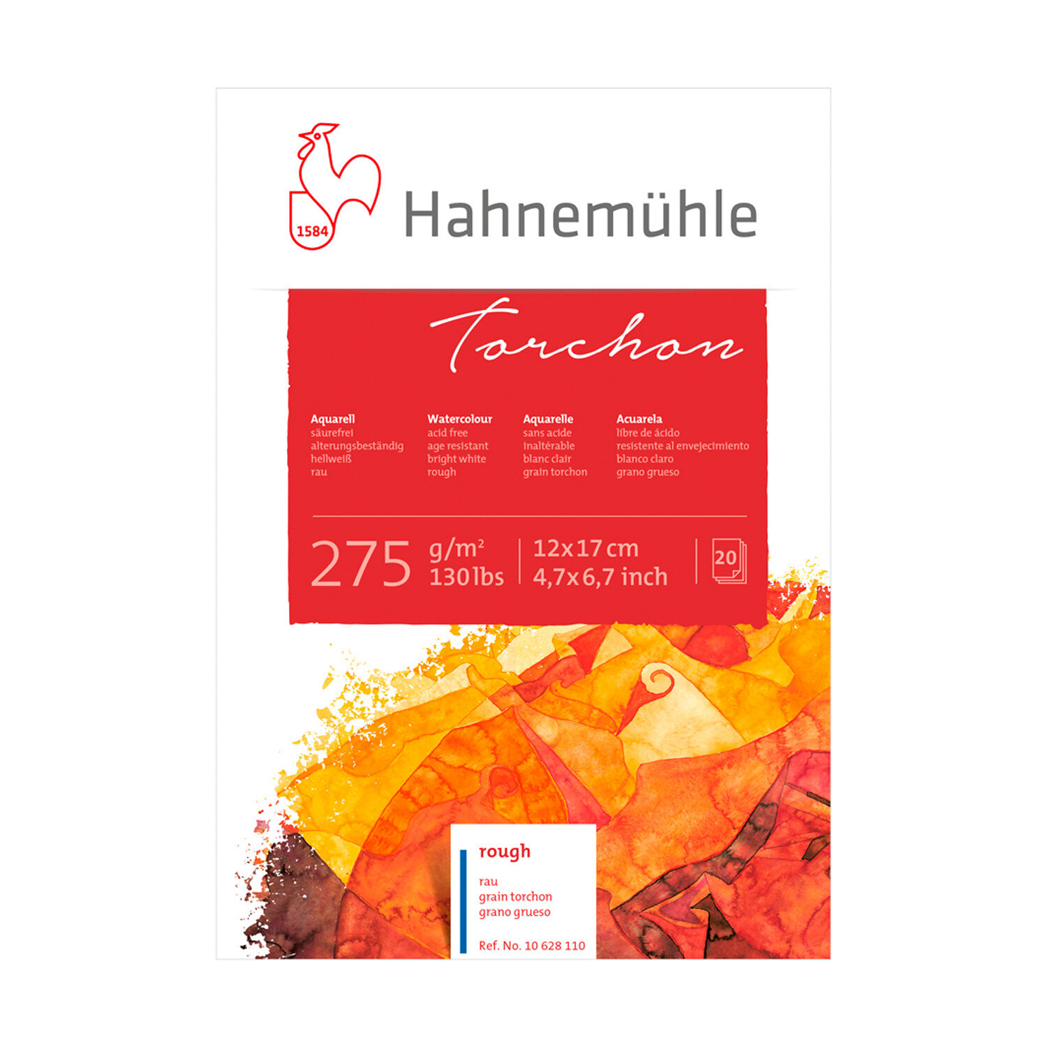 Aquarellblock Torchon 20 Blatt von Hahnemühle FineArt 