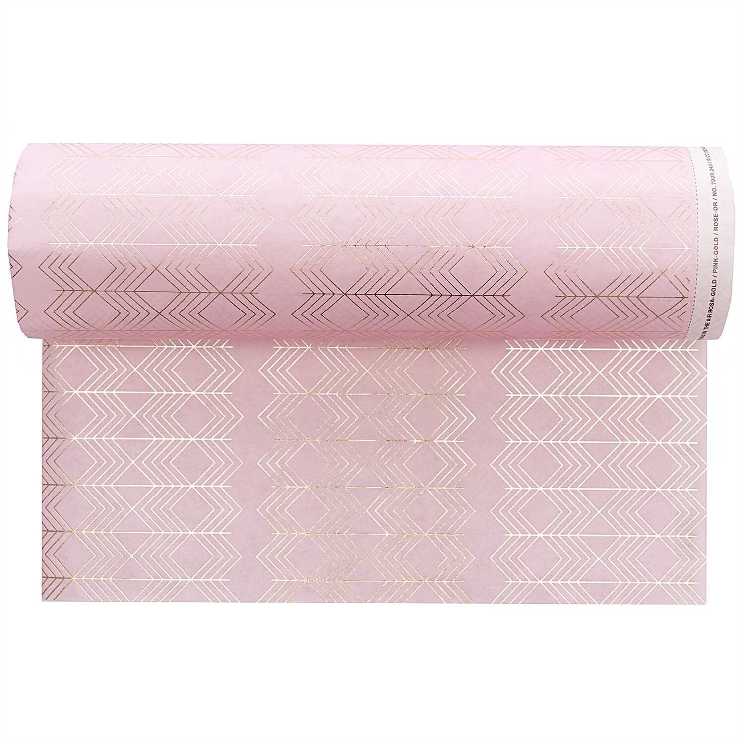 Paper Poetry Paper Patch Papier grafisch rosa-gold 30x42cm von Rico Design