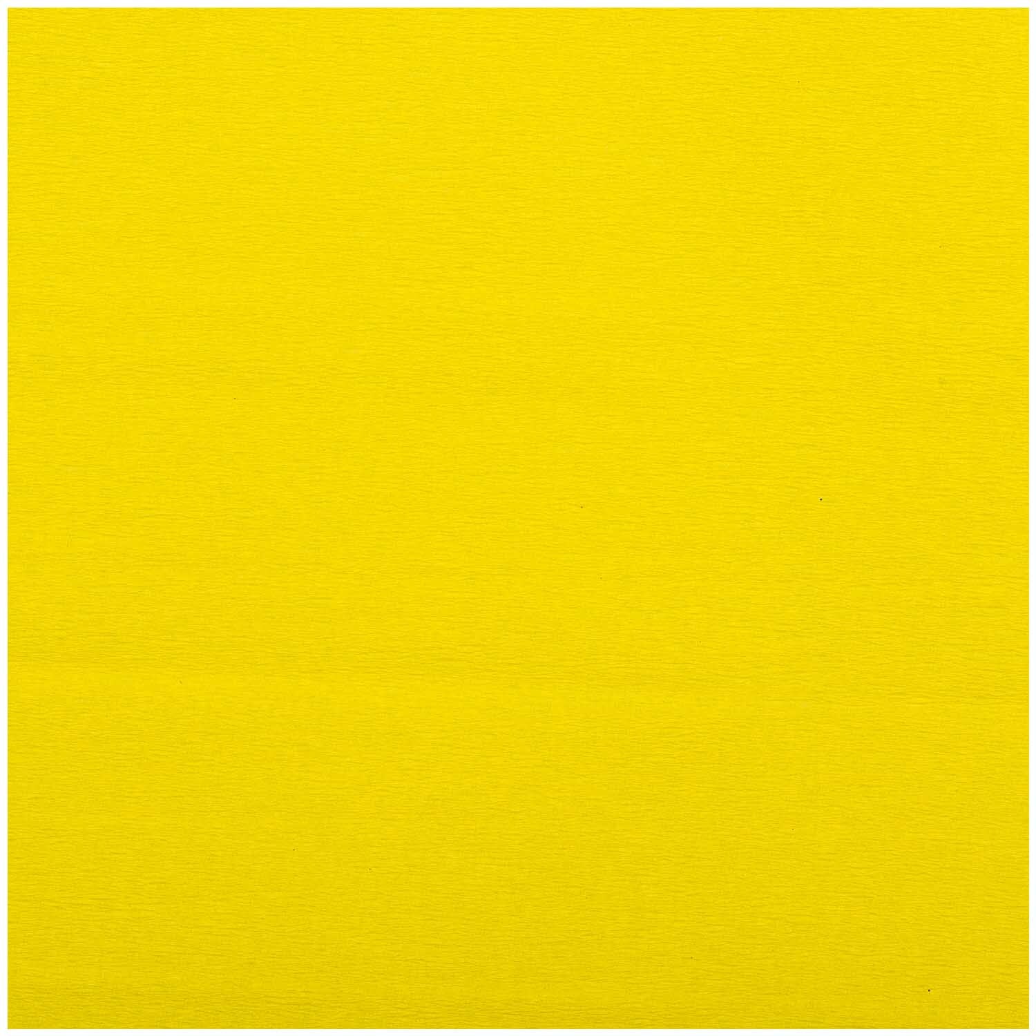 Krepp-Papier 50x250cm in leuchtendem Gelb von Rico Design, ideal für kreative Bastelprojekte.