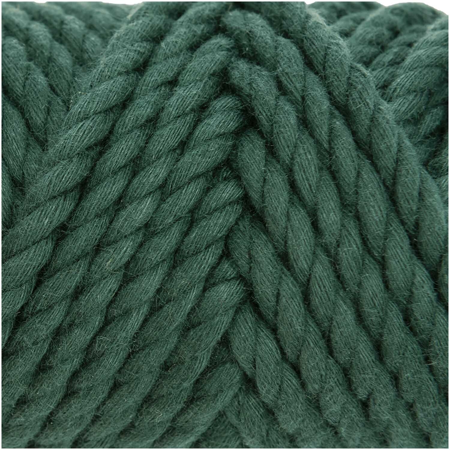 Creative Cotton Cord Makramee-Garn von Rico Design in Petrol, 130g 25m, ideal für Handarbeiten.