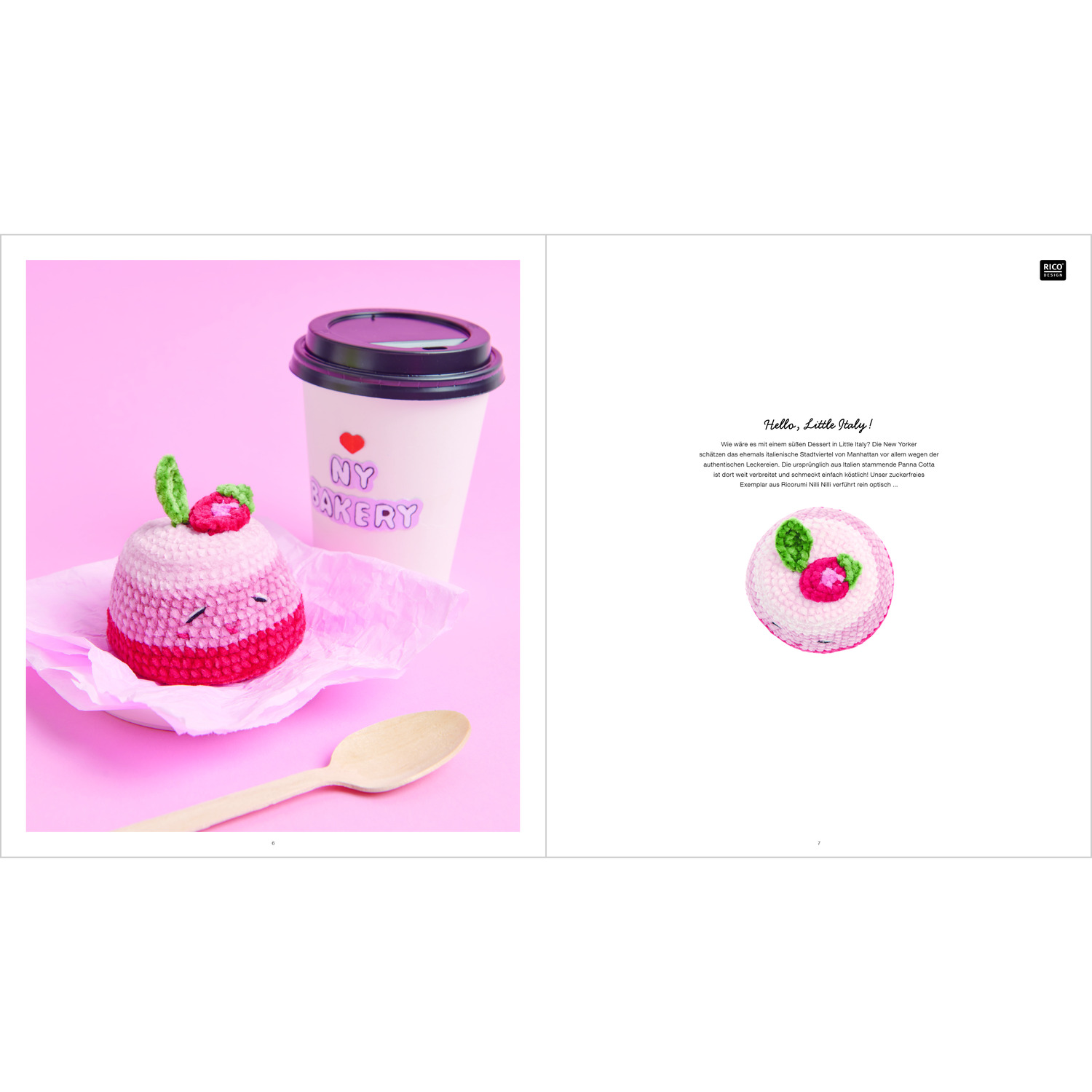 Ricorumi New York Bakery  Sprachauswahl deutsch von Rico Design
