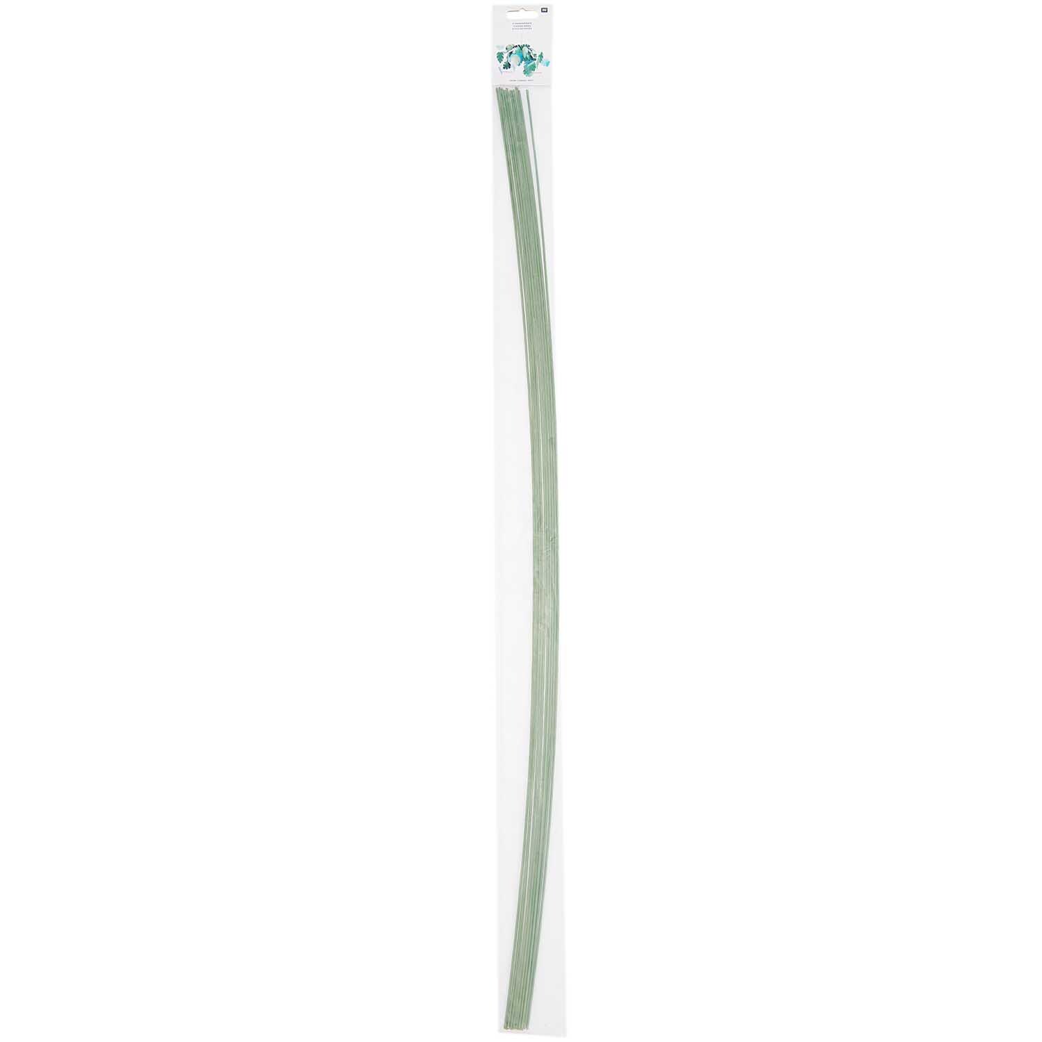 Papierdraht 1,8mm 1m 10 Stück von Rico Design in Grün, ideal für kreative Bastelprojekte.