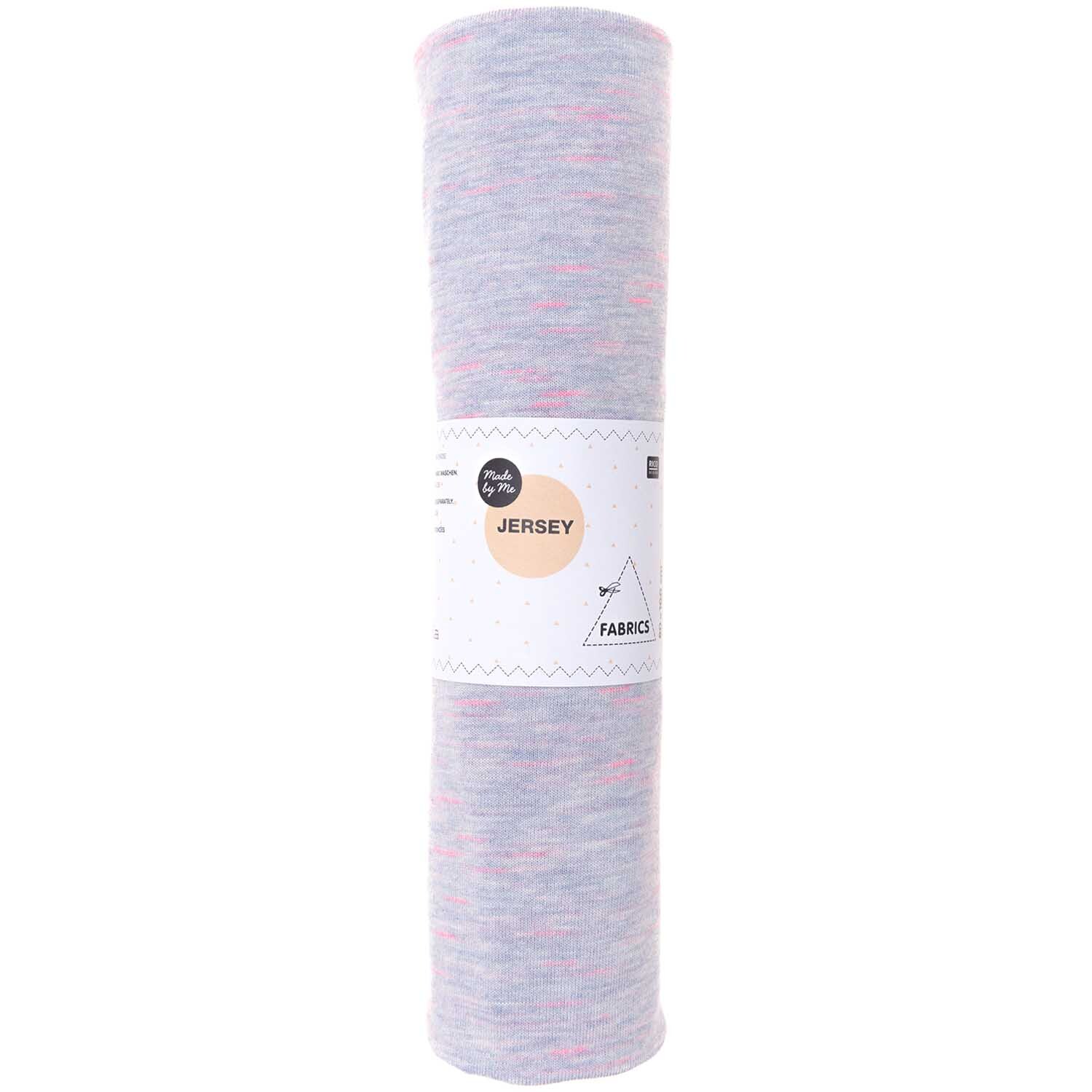 Stoffabschnitt Jersey flieder-neonpink 80x100cm von Rico Design