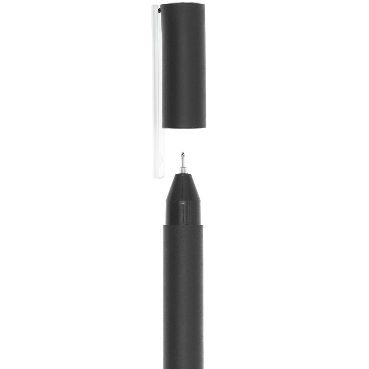 Paper Poetry Gelstift fein 0,4mm in elegantem Schwarz, ideal für präzises Schreiben.