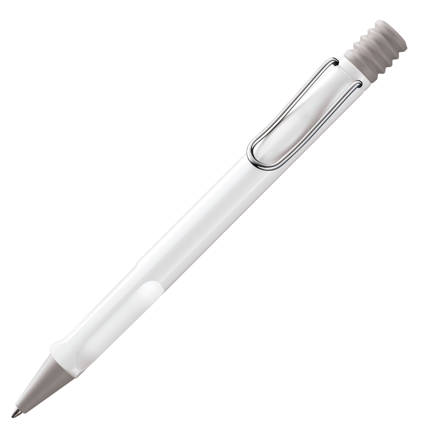 Kugelschreiber safari von Lamy in elegantem Weiß, ideal für stilvolles Schreiben im Alltag.