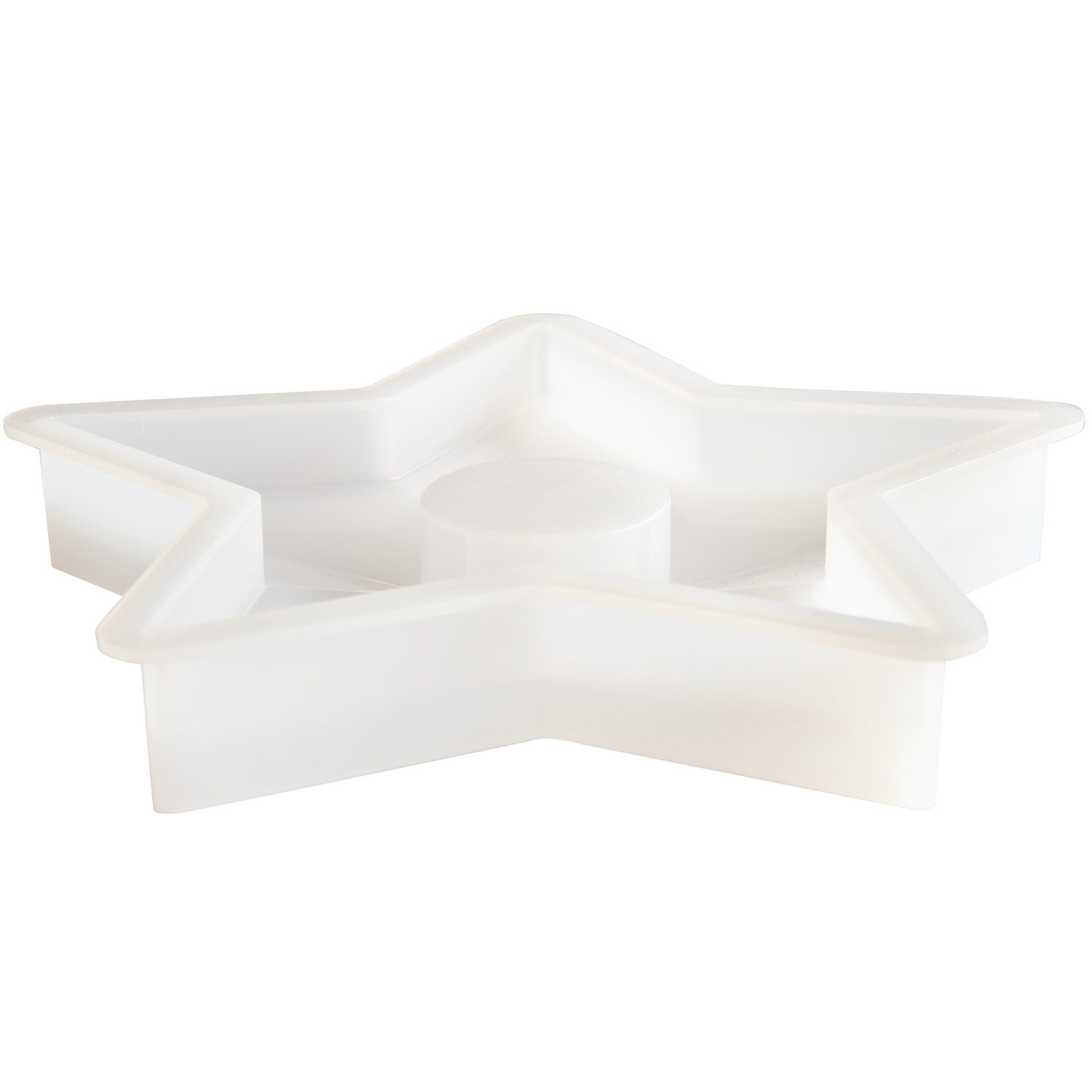 Silikon Gießform Teelicht Stern groß von Rico Design, ideal für kreative Bastelprojekte.