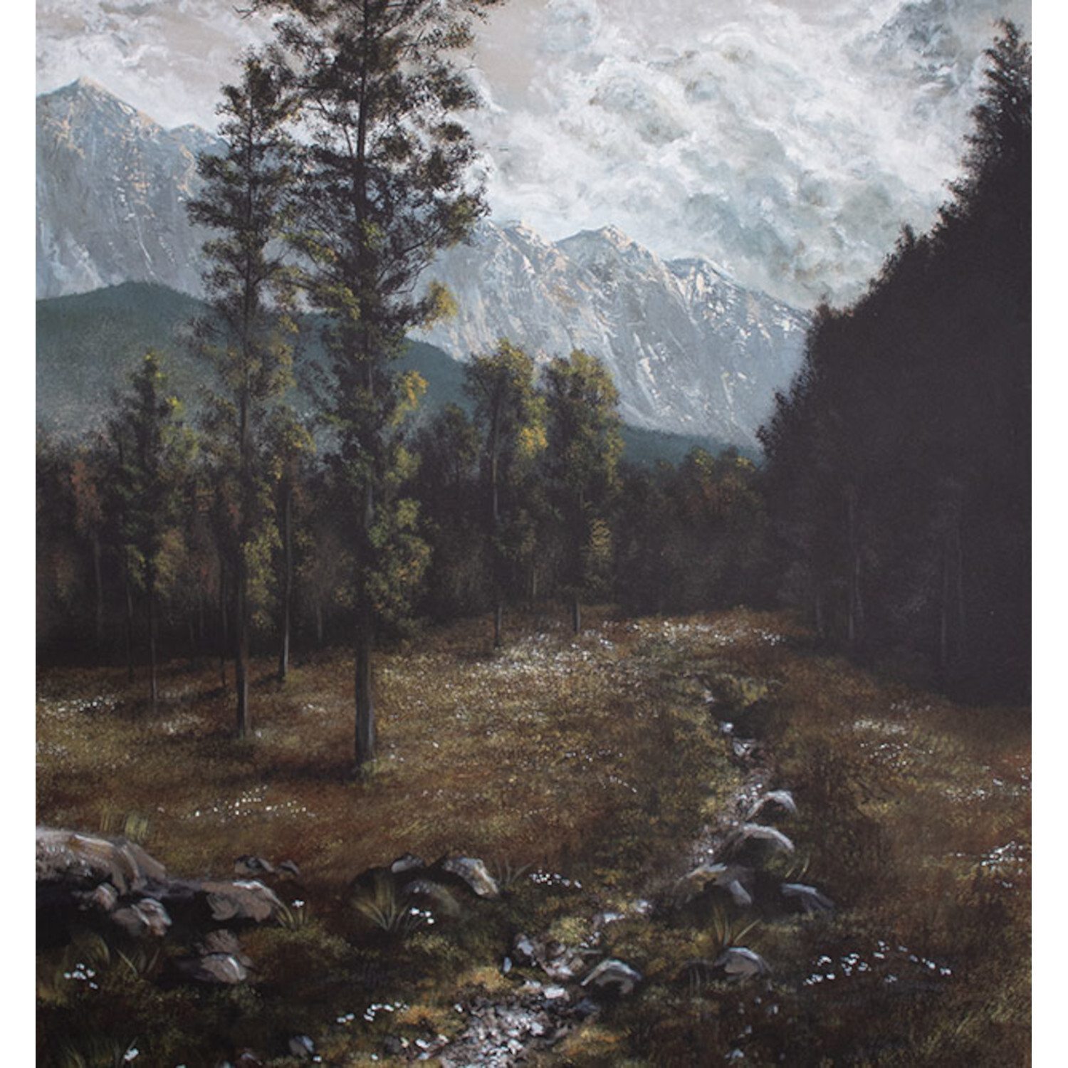 Romantische Natur - Traumlandschaften in Acryl malen von frechverlag