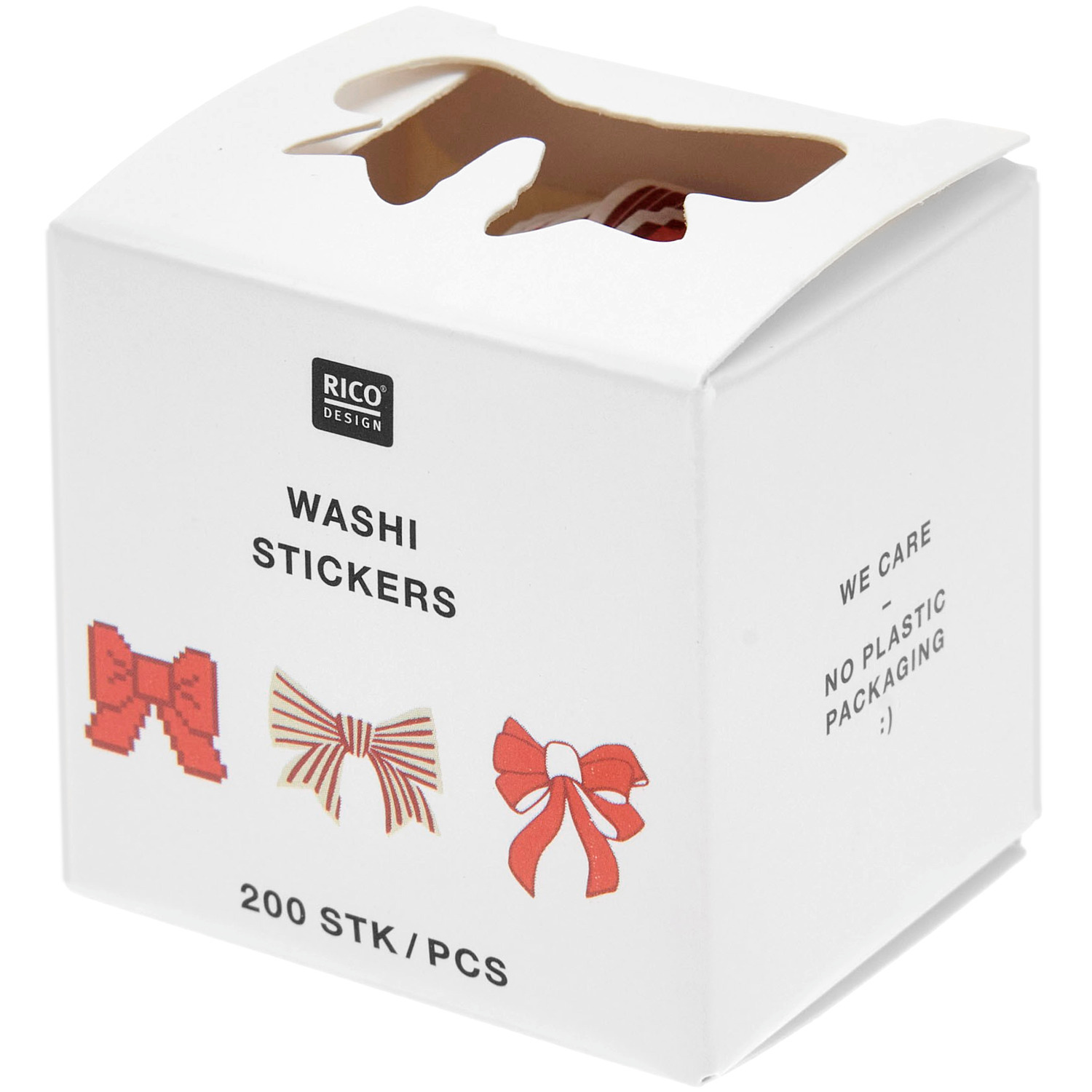 Paper Poetry Washi Sticker Schleifen 200 Stück von Rico Design