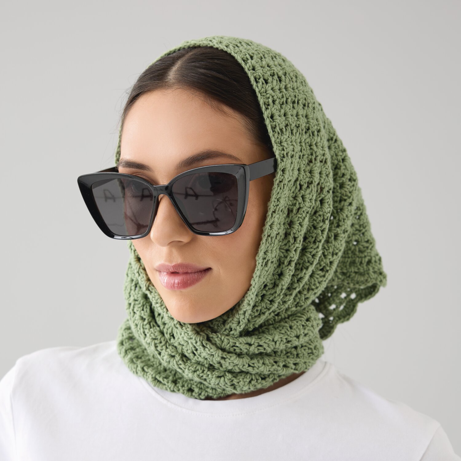 Häkelset Dreieckstuch Modell 02a aus Die Neue Masche No. 15 von idee. Creativmarkt