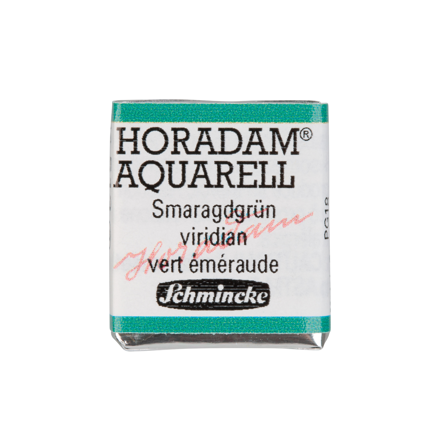 HORADAM Aquarellfarbe 1/2 Näpfchen in Smaragdgrün von Schmincke, ideal für Künstler.