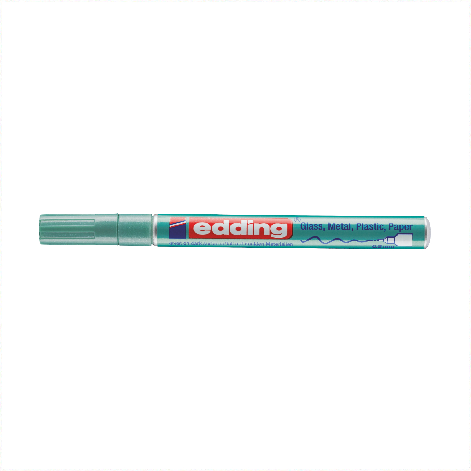 780 Glanzlackmarker Farbe Grün Metallic von edding International 