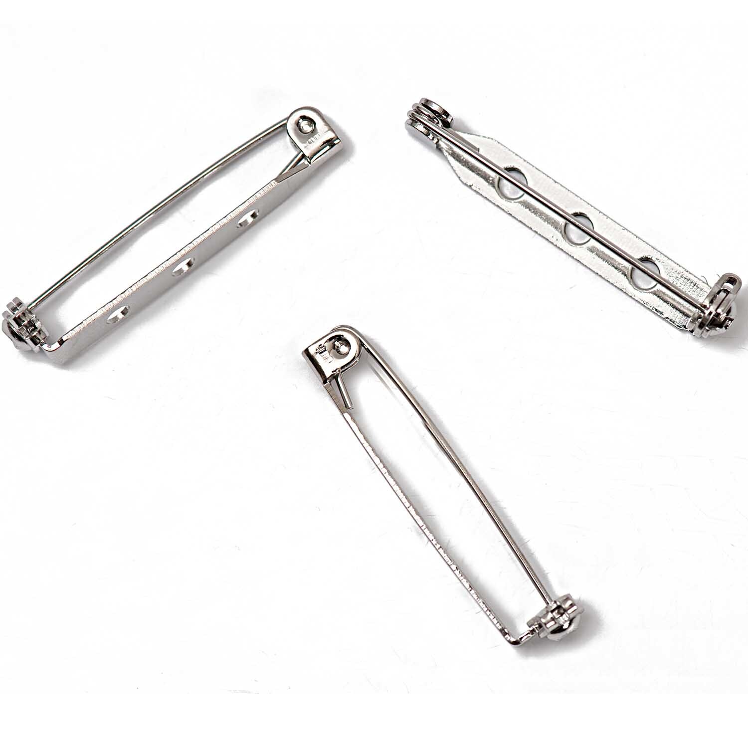 Broschennadel silber 33mm von Rico Design