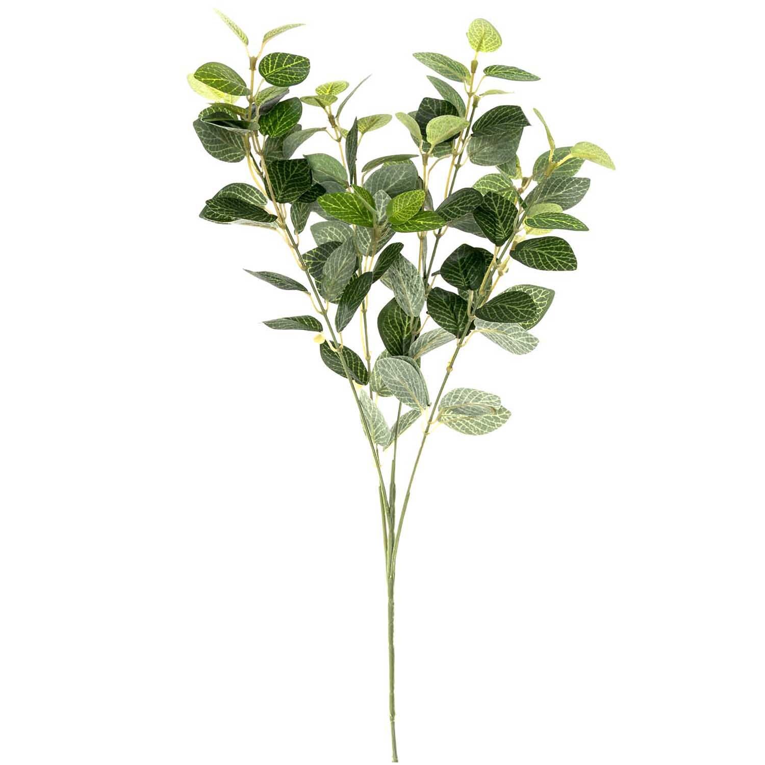 Euonymus grün 55cm: Künstlicher Zweig mit realistischen Blättern, ideal für Dekorationen.