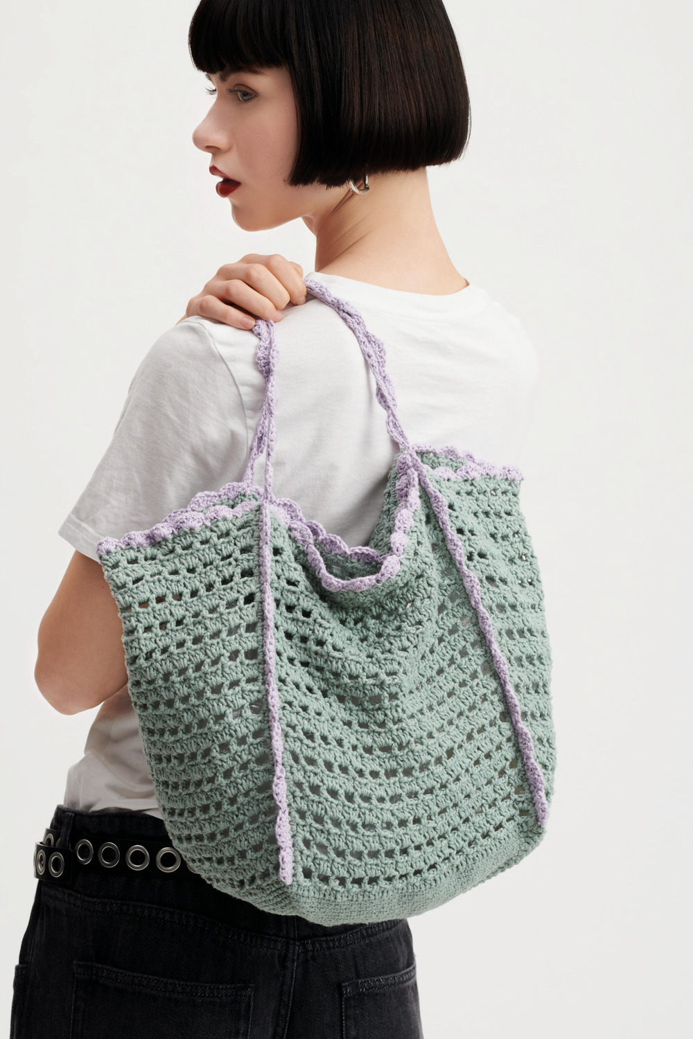 Häkelset Tasche Modell 29 aus Made by Me Nr. 18 von Rico Design