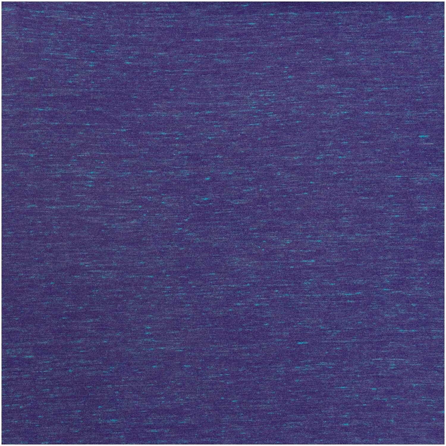 Stoffabschnitt Jersey violett-türkis von Rico Design, zeigt eine gleichmäßige, weiche Textur. Ideal für kreative Nähprojekte.