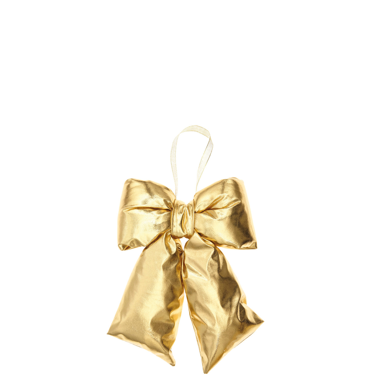 Weihnachtsschleife Gold von Rico Design, glänzend und elegant, perfekt für festliche Dekorationen.