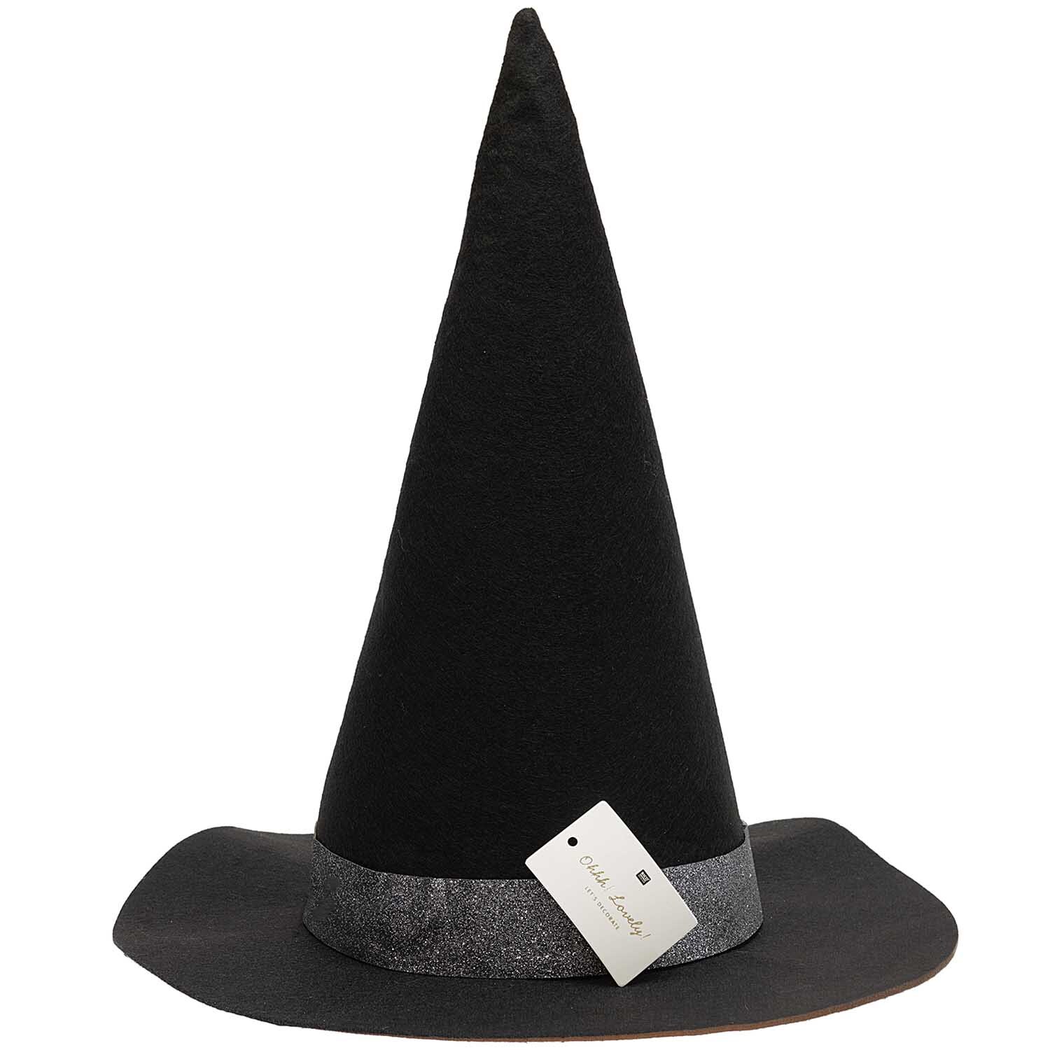 Filzhut schwarz Größe M/L 35,5x38,5cm von Rico Design