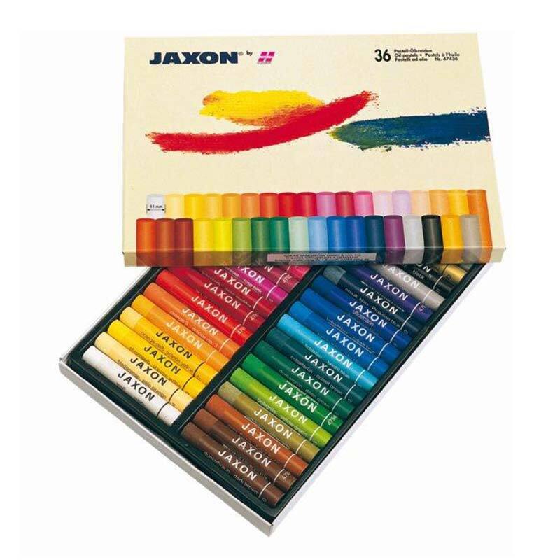 Ölkreide: 36-teiliges Set von Jaxon mit vielfältigen Farben, ideal für kreative Kunstprojekte.