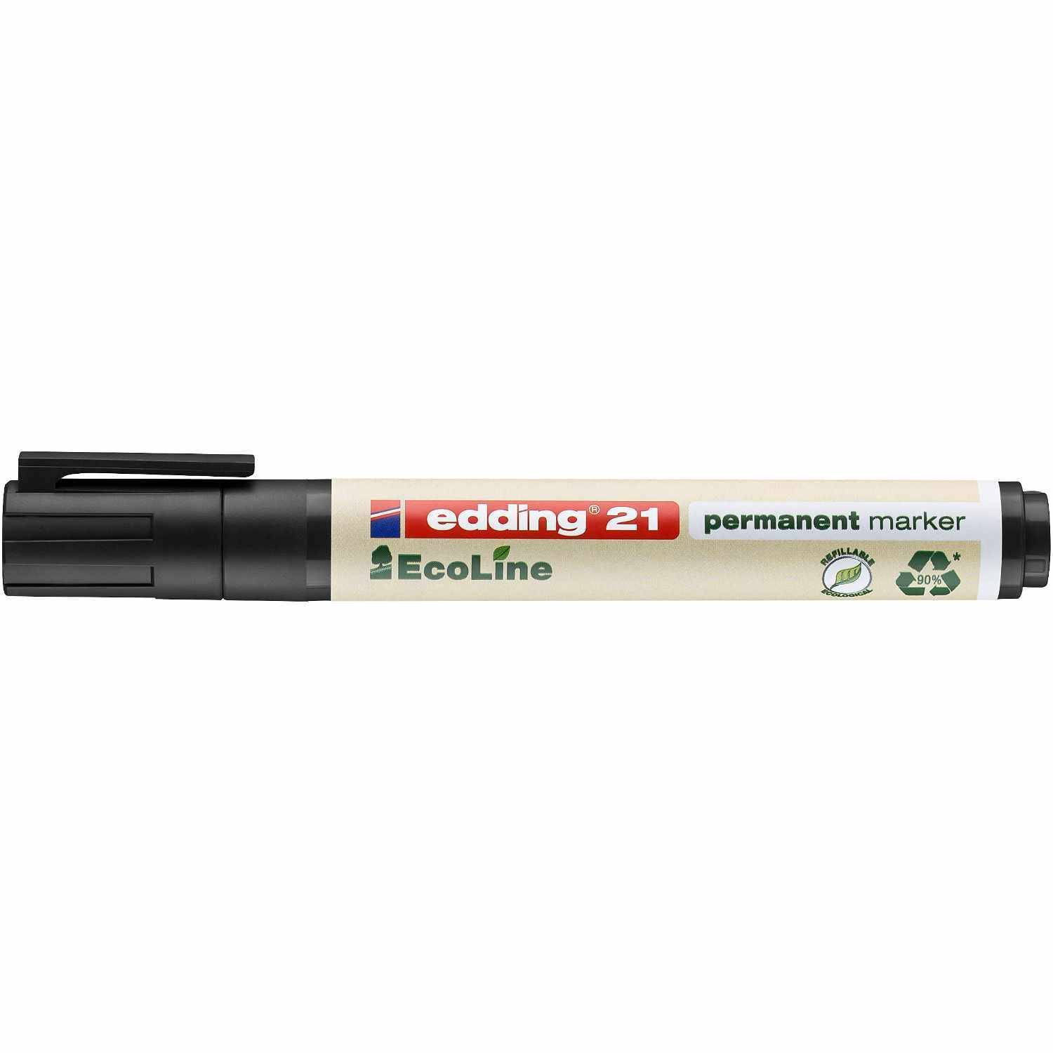 21 EcoLine Permanentmarker 1,5-3mm Farbe Schwarz von edding International 