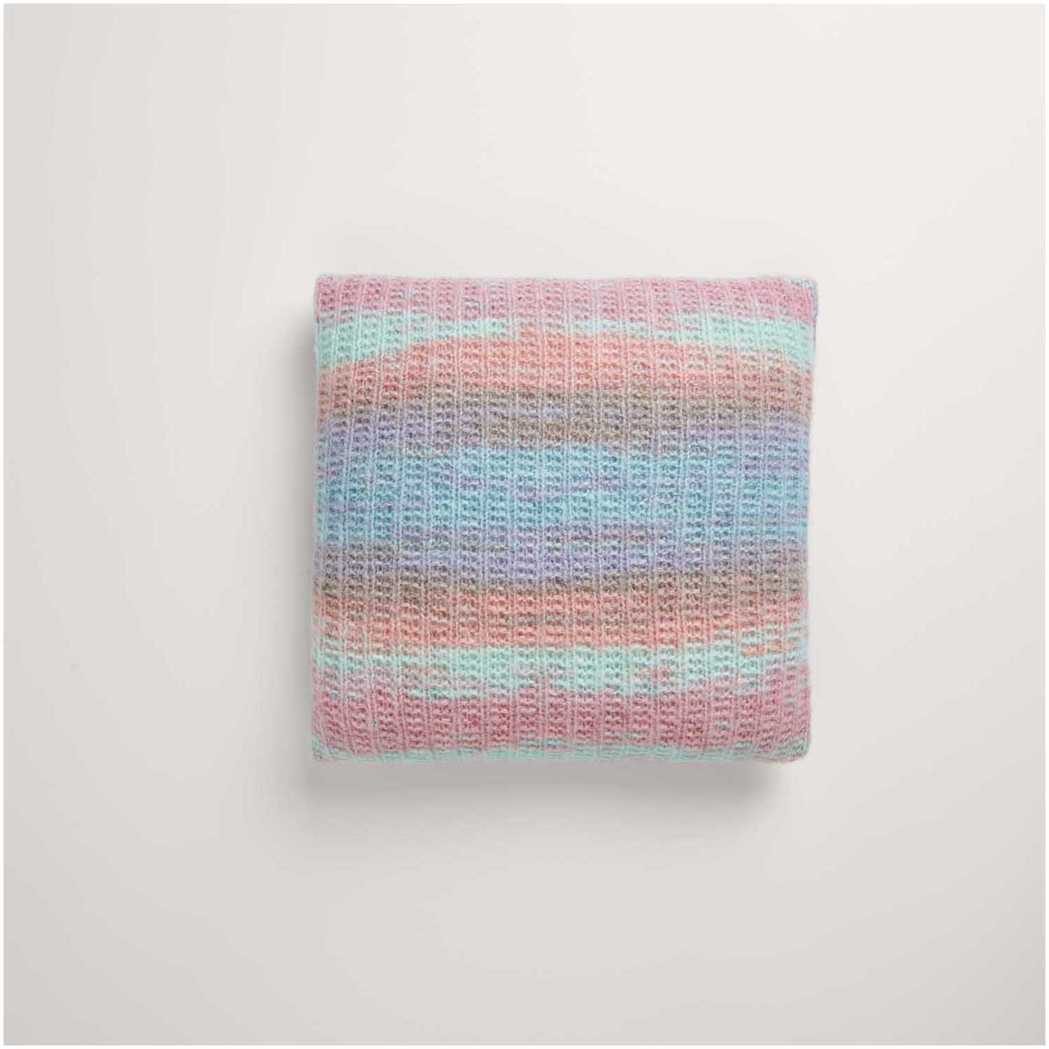 Gestricktes Kissen: Modell 04 aus dem Heft Creative Painted Power Special