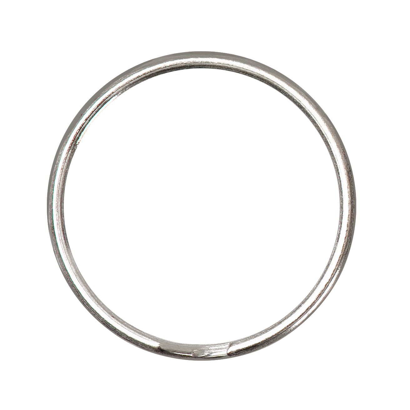 Schlüsselringe 3cm 20 Stück, stabiler runder Metallring von Rico Design für Schlüsselanhänger, Bastel- und DIY-Projekte vor weißem Hintergrund.