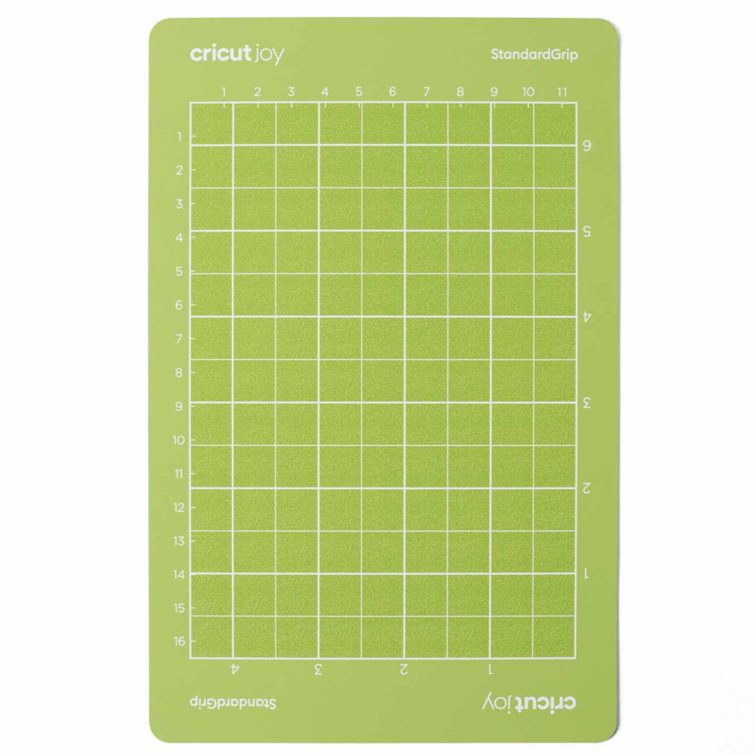 Joy Standardgrip Schneidematte 11,4x16,5cm in Grün mit Raster, ideal für präzises Schneiden. Marke: Cricut.