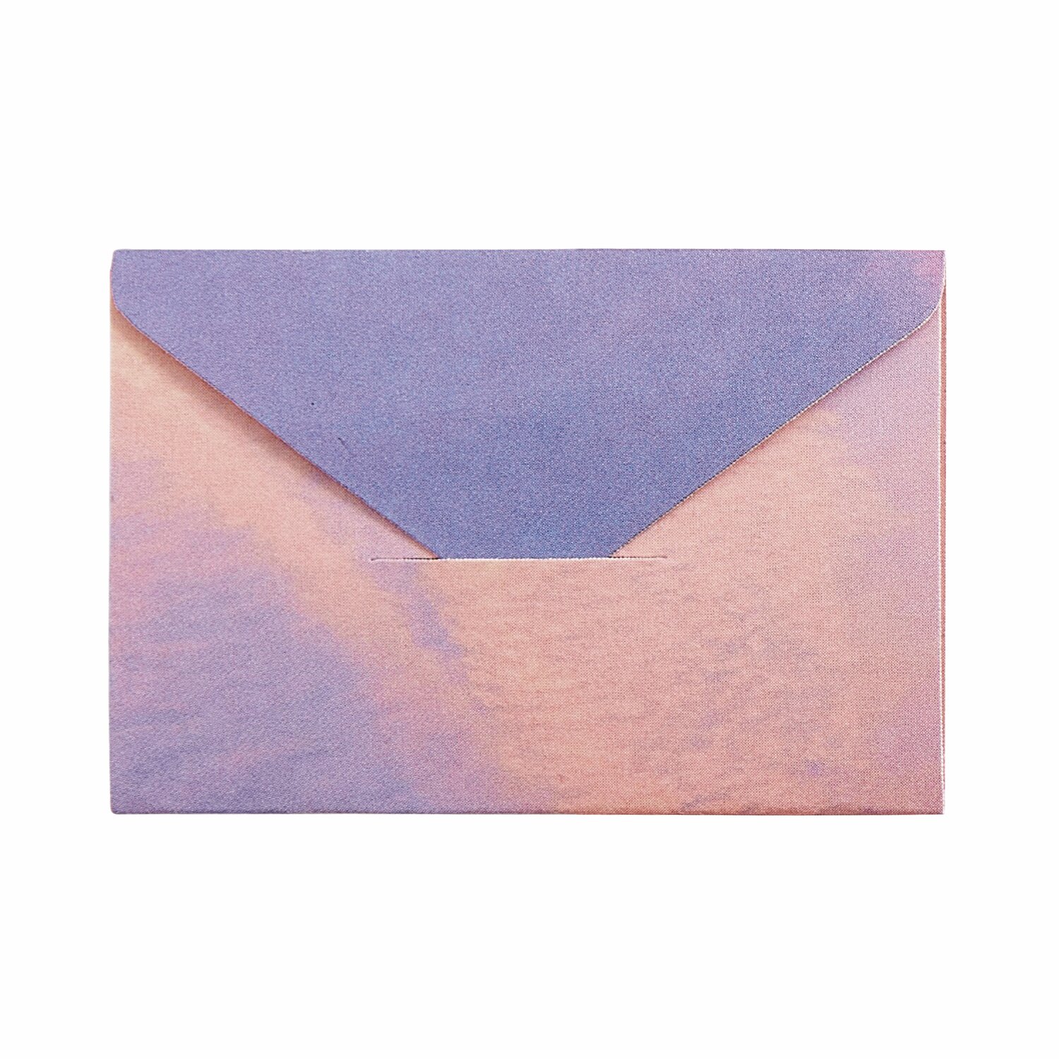 Paper Poetry Mini Love Letter Set Sky is the Limit, 8-teilig. Pastellfarbener Umschlag in sanften Lila- und Rosatönen. Ideal für kreative Grüße.