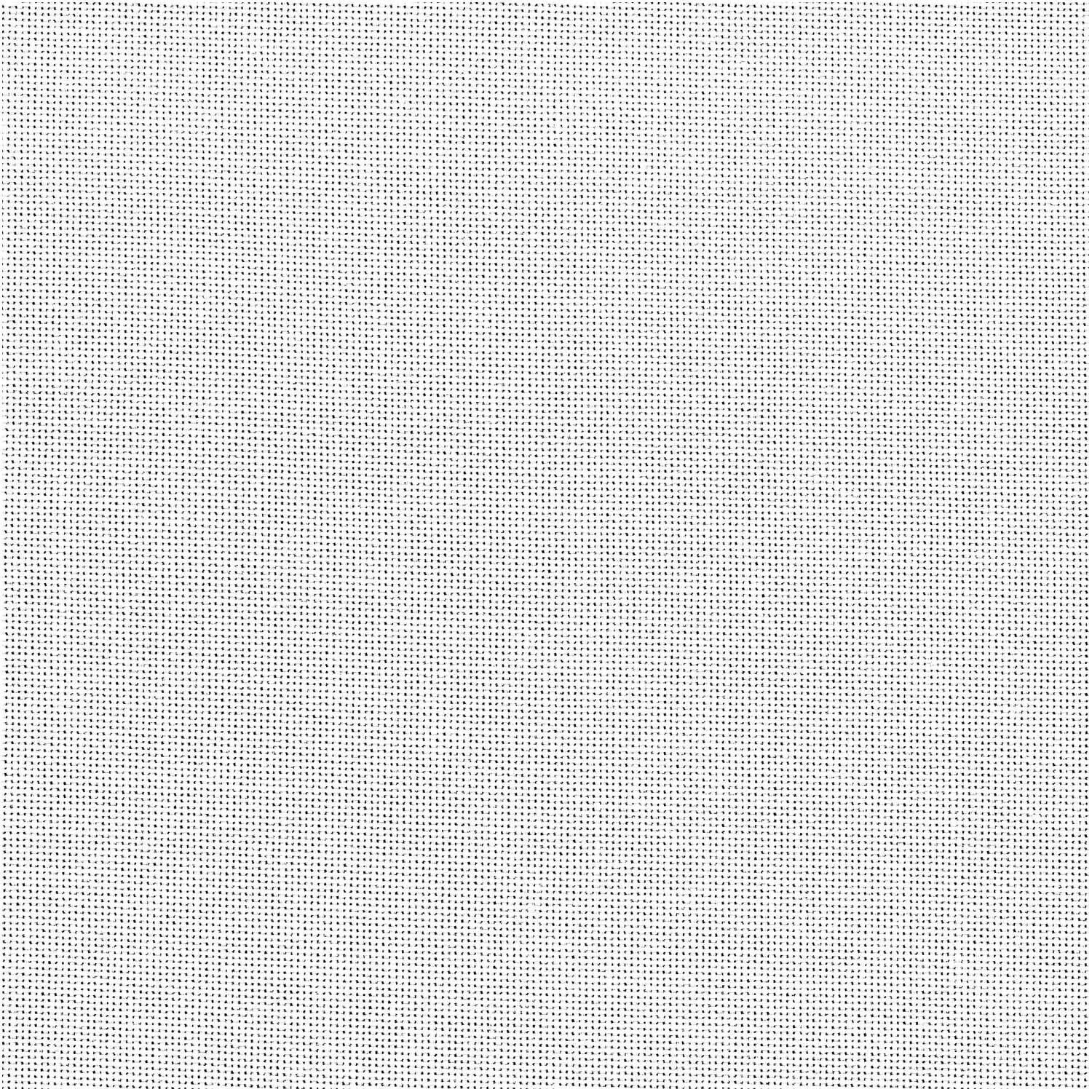 Zählstoff Baumwolle/Modal 8-fädig von Rico Design, zeigt eine weiße, fein gewebte Stoffstruktur.