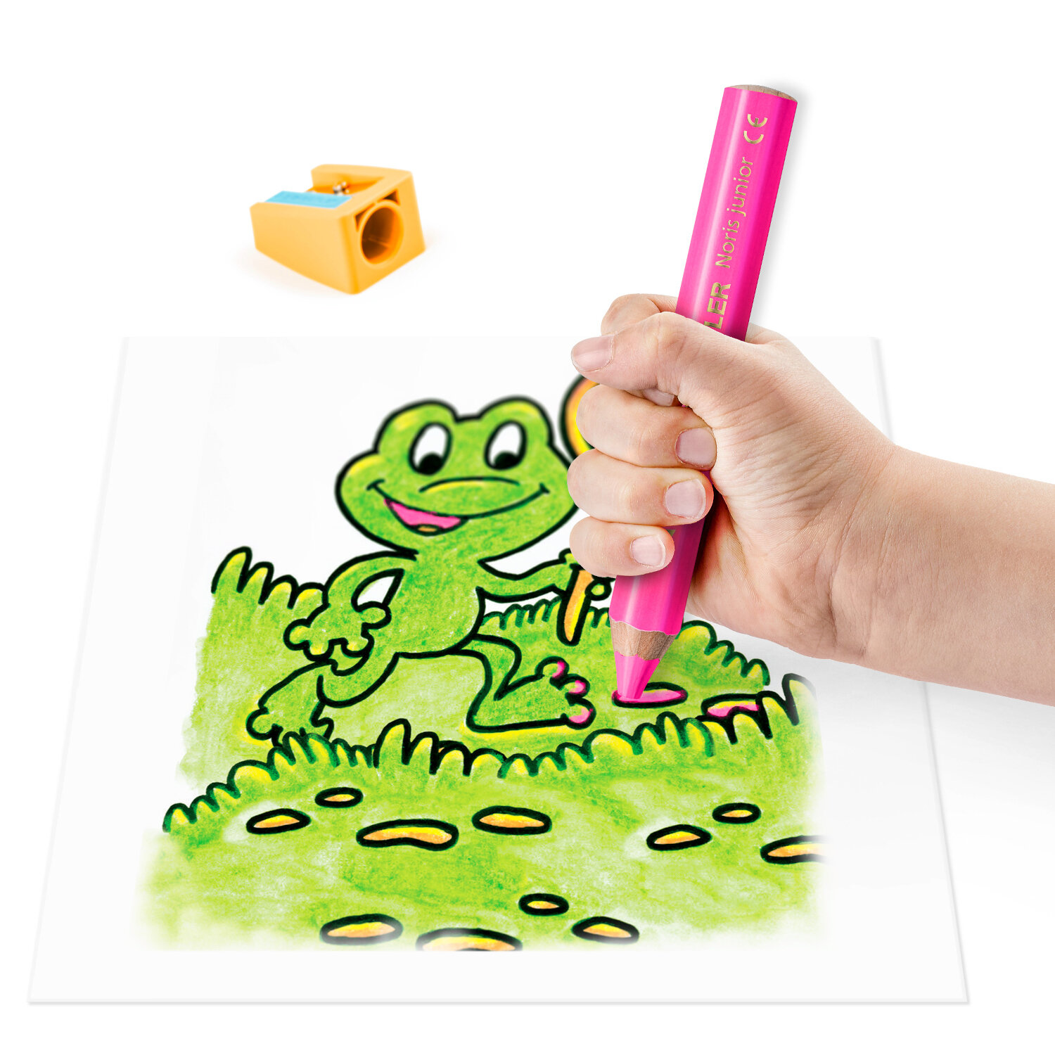 Noris Junior Buntstifte Set Neon 4 Stück von STAEDTLER