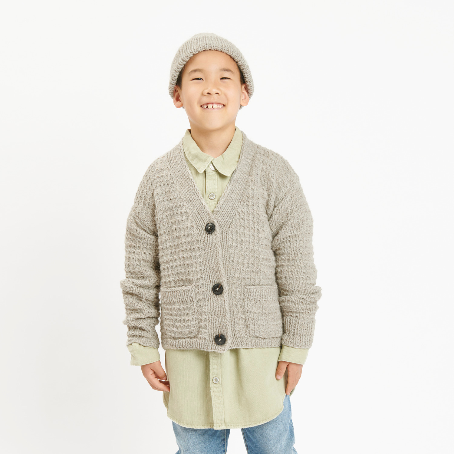 Strickset Cardigan Modell 13 aus Rico Kids 13 von Rico Design