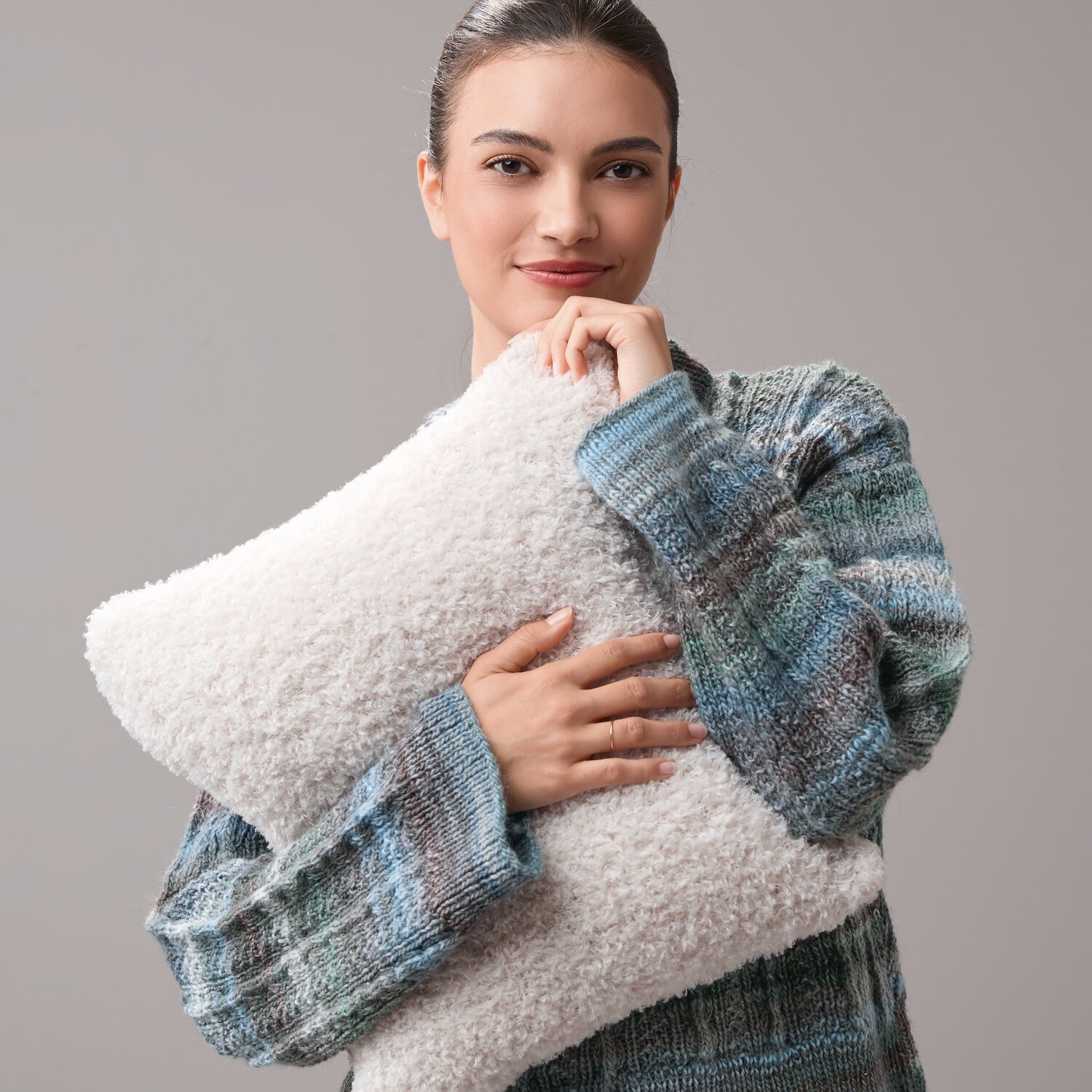 Strickset Kissen Modell 27 aus Die Neue Masche No. 10 von Rico Design