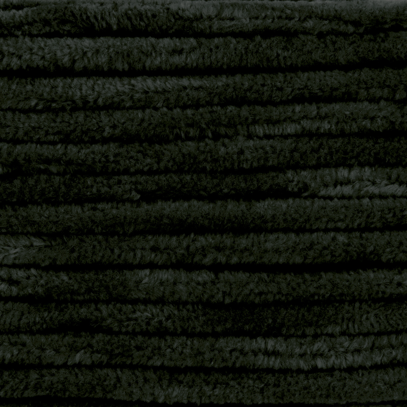 Creative Chenillove von Rico Design: Schwarzes, weiches Chenille-Garn, ideal für Strickprojekte.