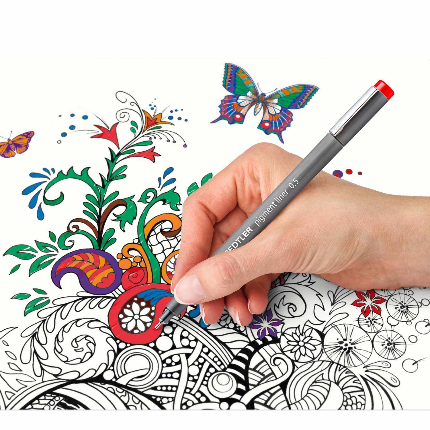 Pigment Liner 308 Fineliner 12 Stück von STAEDTLER
