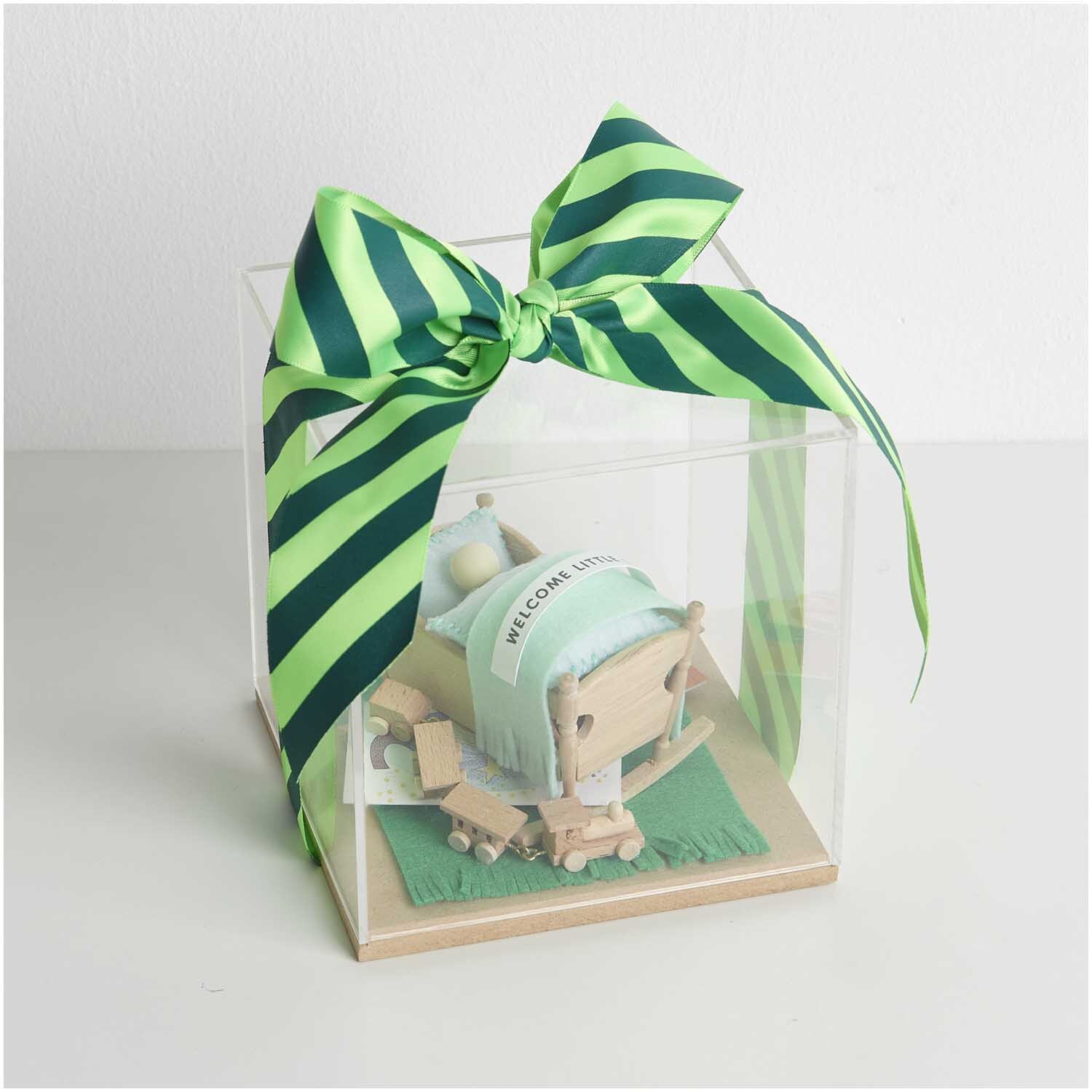 Miniatur Holz-Eisenbahn 9x1x1,5cm von Rico Design