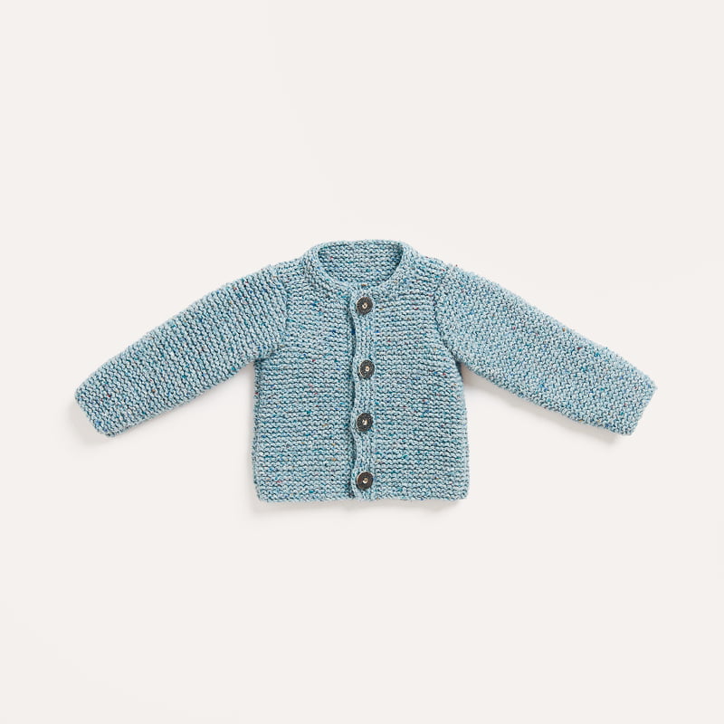 Gestrickter Babyjanker: Modell 16 aus dem Heft Trachten Special I mog di